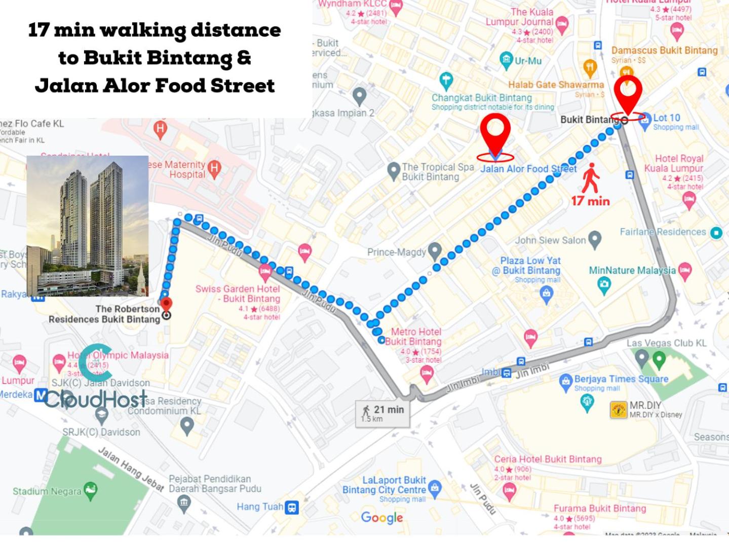 The Robertson Bukit Bintang Kuala Lumpur by Cloud Host