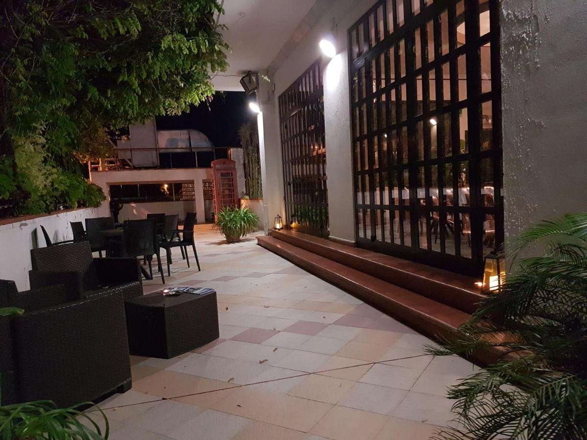 outdoor BBQ area