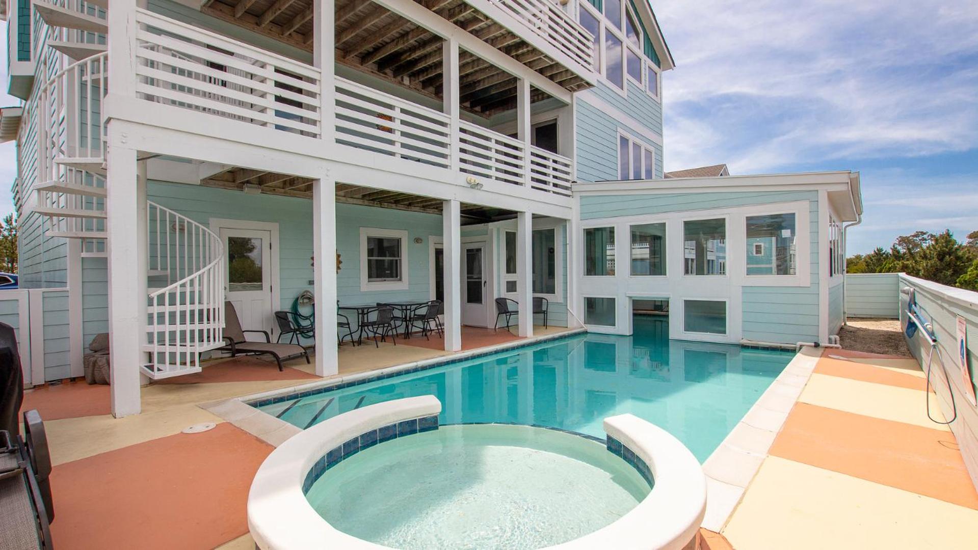 Oceanside, ELEVATOR, Indoor-Outdoor pool, Sauna, Rec Room, Media Room, BH12, Celtic Tides view 3