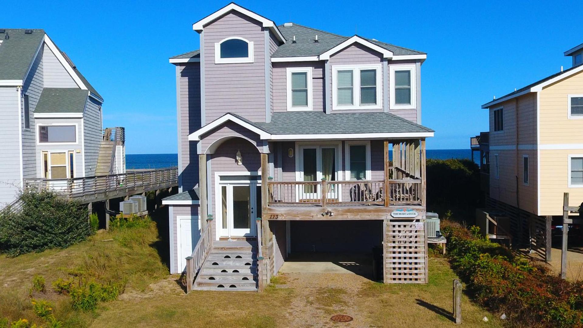 OCEANFRONT, Ocean Views, ELEVATOR, Private Beach Walkway, BB14, Heart Of Duck