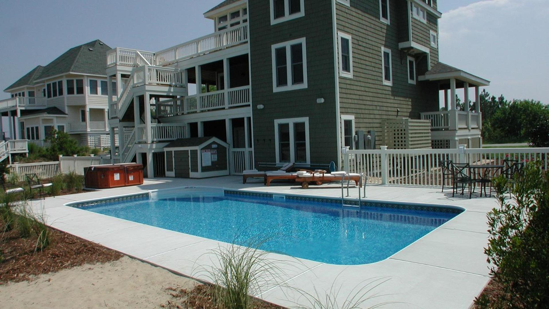 Soundside, Private Pool, Hot Tub, Community Amenities, CC161, Mulligan view 2