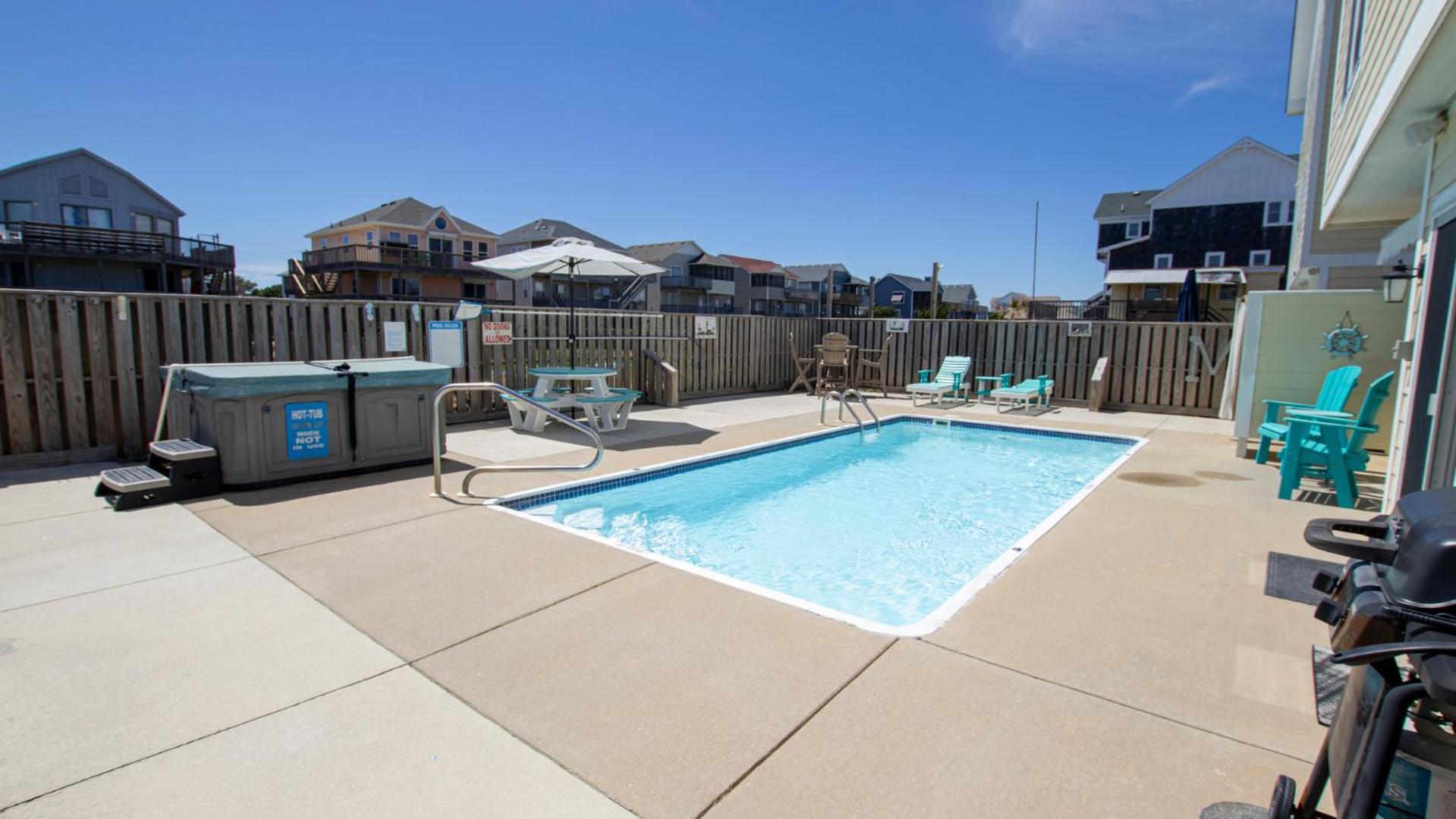 Semi-Oceanfront, Private Pool, Hot Tub, Game Room, KD1502, Tide Watcher view 3
