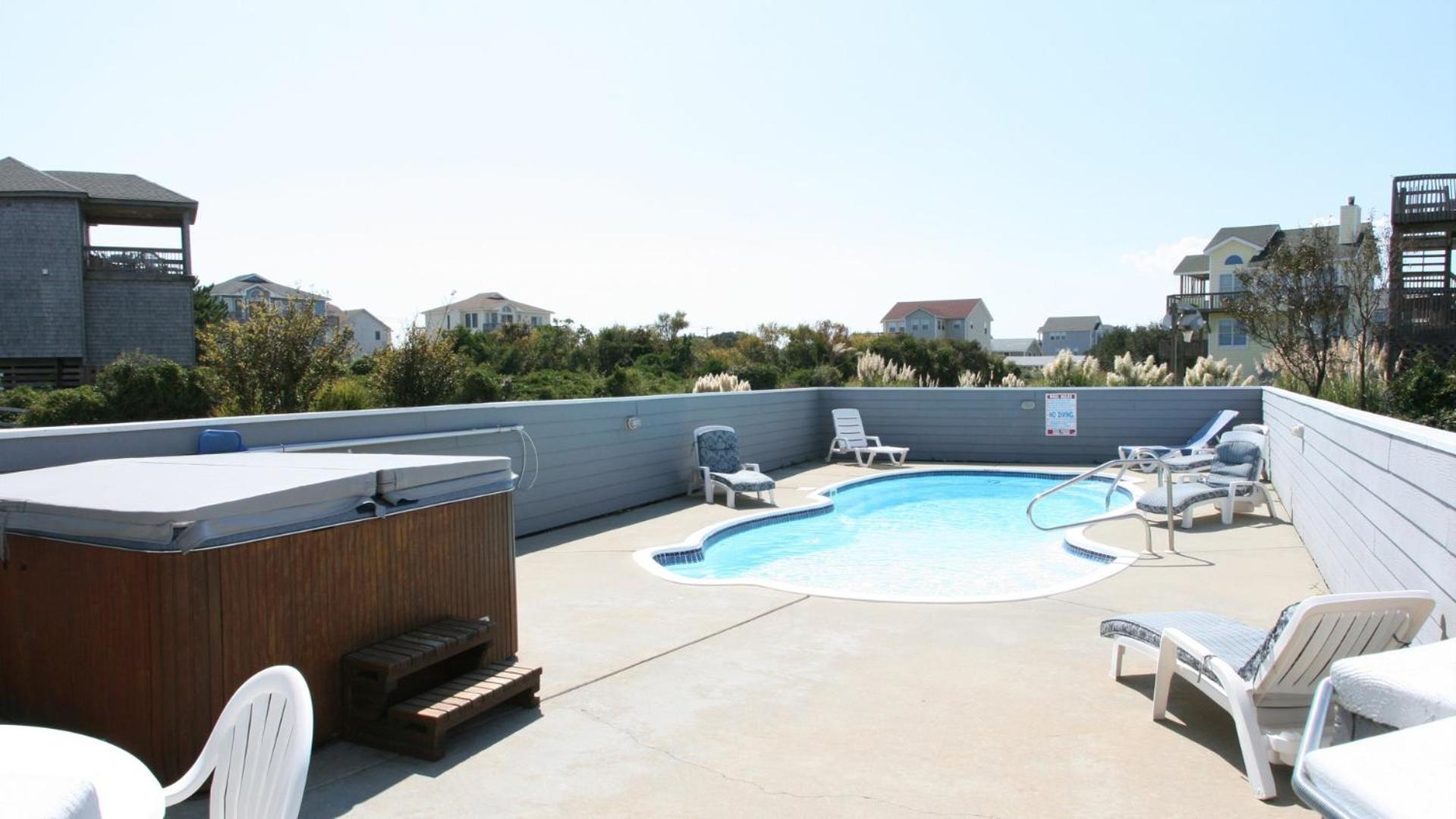 Semi-Oceanfront, Private Pool, Hot Tub, Close to Beach Access, GF2, Touch of Grey view 3