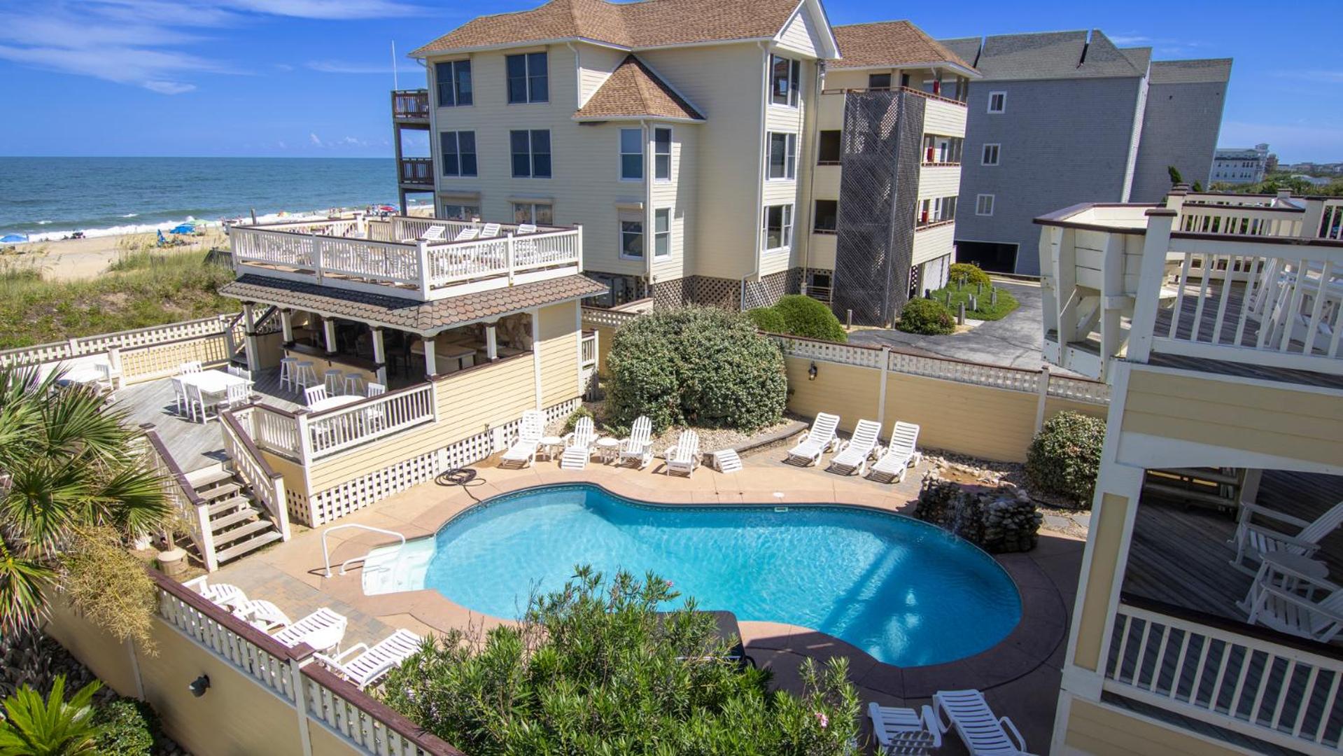 OCEANFRONT, Pool, H Tub, Theater Rm, Rec Rm, Prvt Beach access, KD1613, Paradise VI view 4