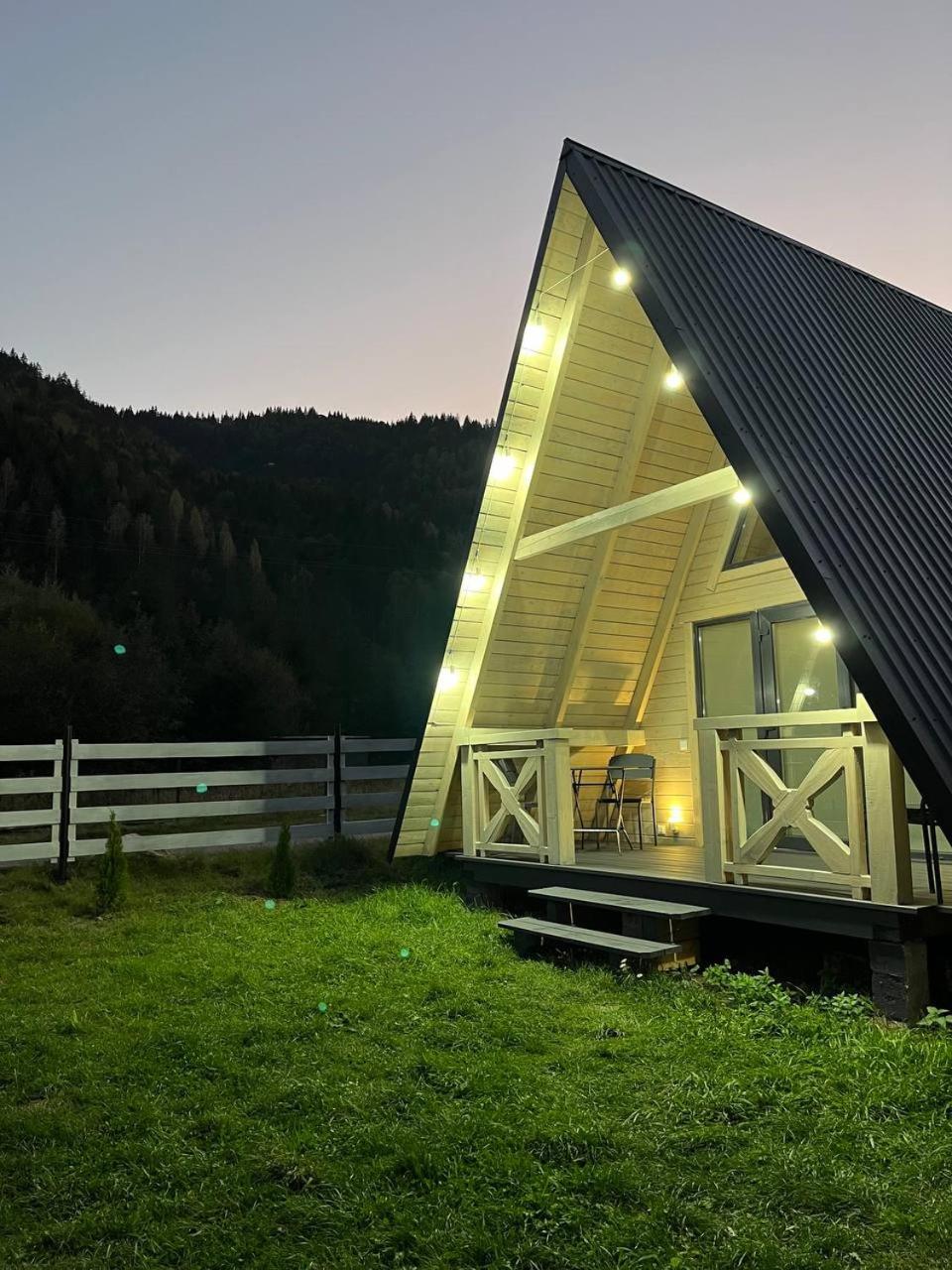 A frame house Kryvorivnia view 2
