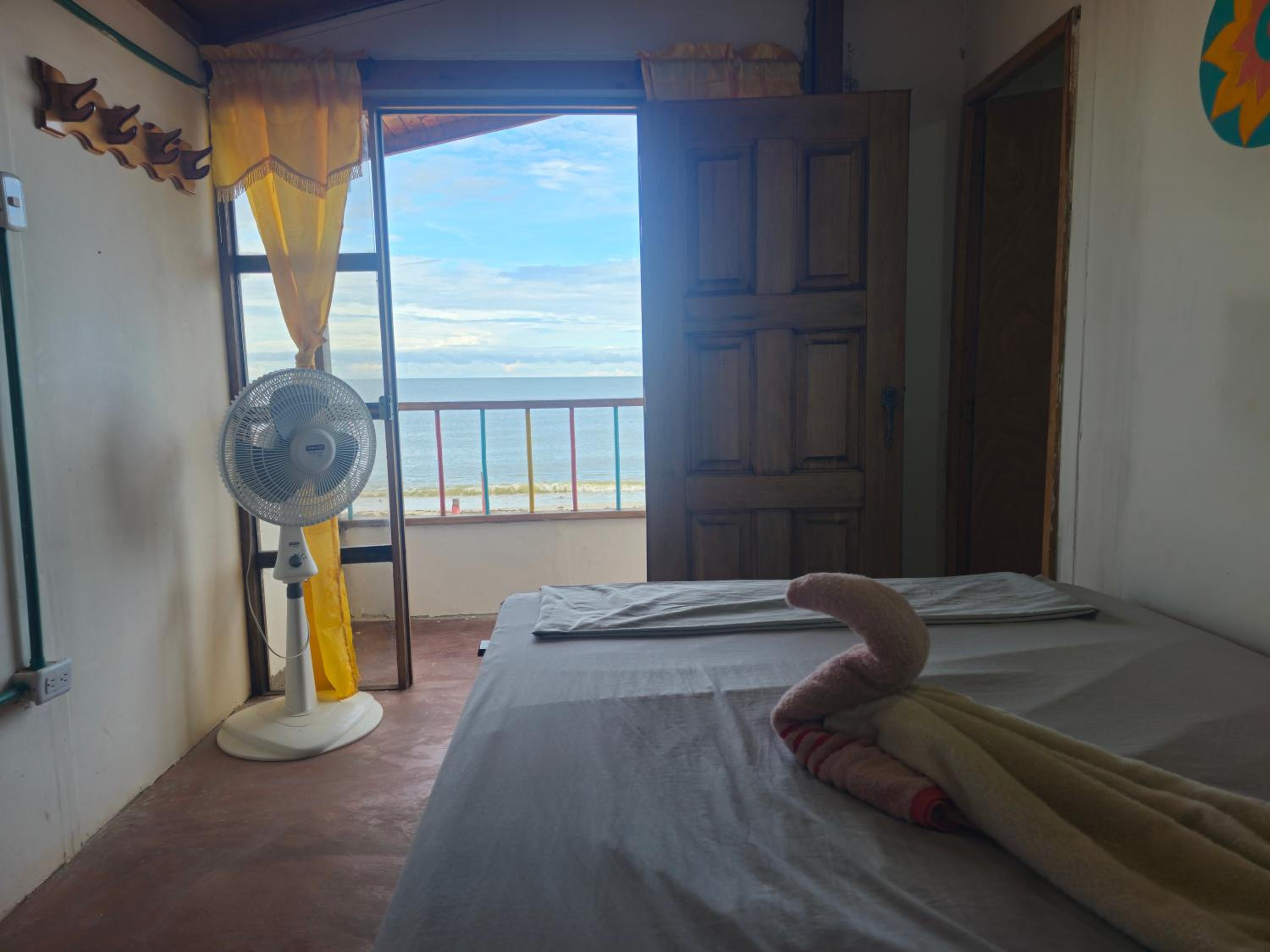 habitación frente al mar