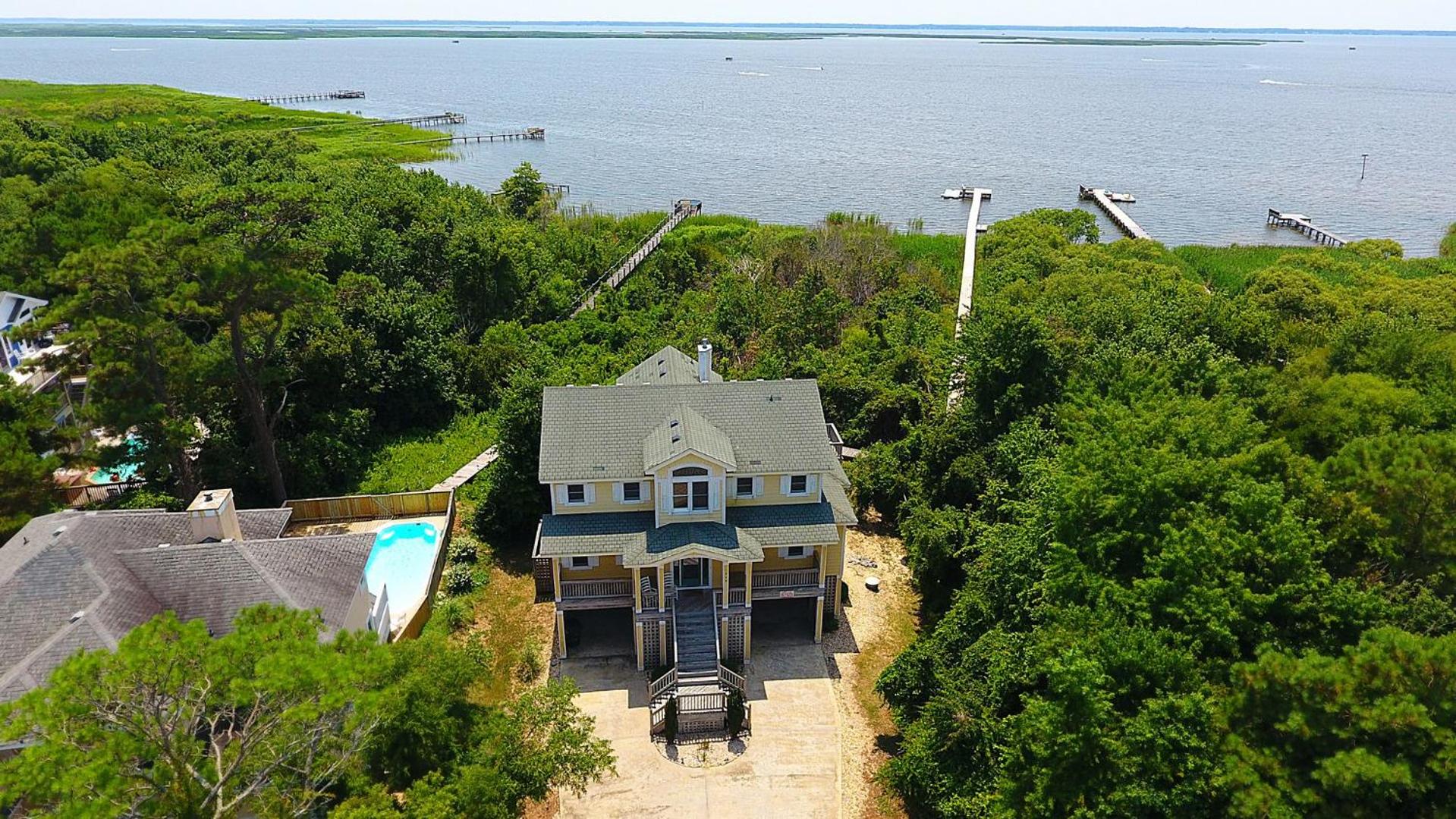Soundfront, Sound Views, Private Pool, Shared Pier, MS15, Loggerhead Lagoon view 2