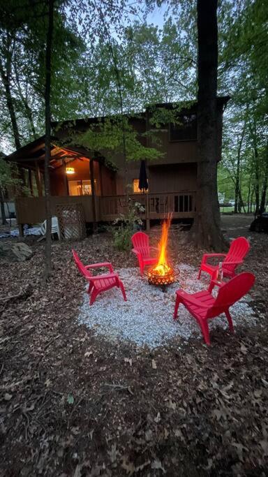 Cozy Cabin at Poconos With Hot Tub and Fire Pit view 4