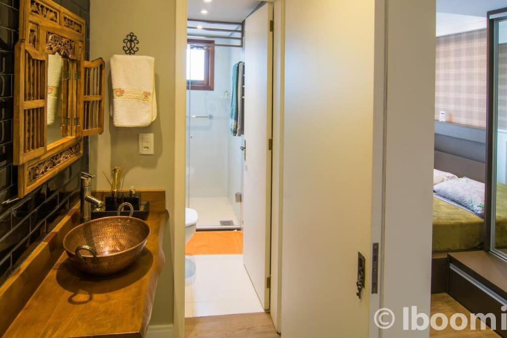Apartamento no centro de Gramado 400 metros rua coberta