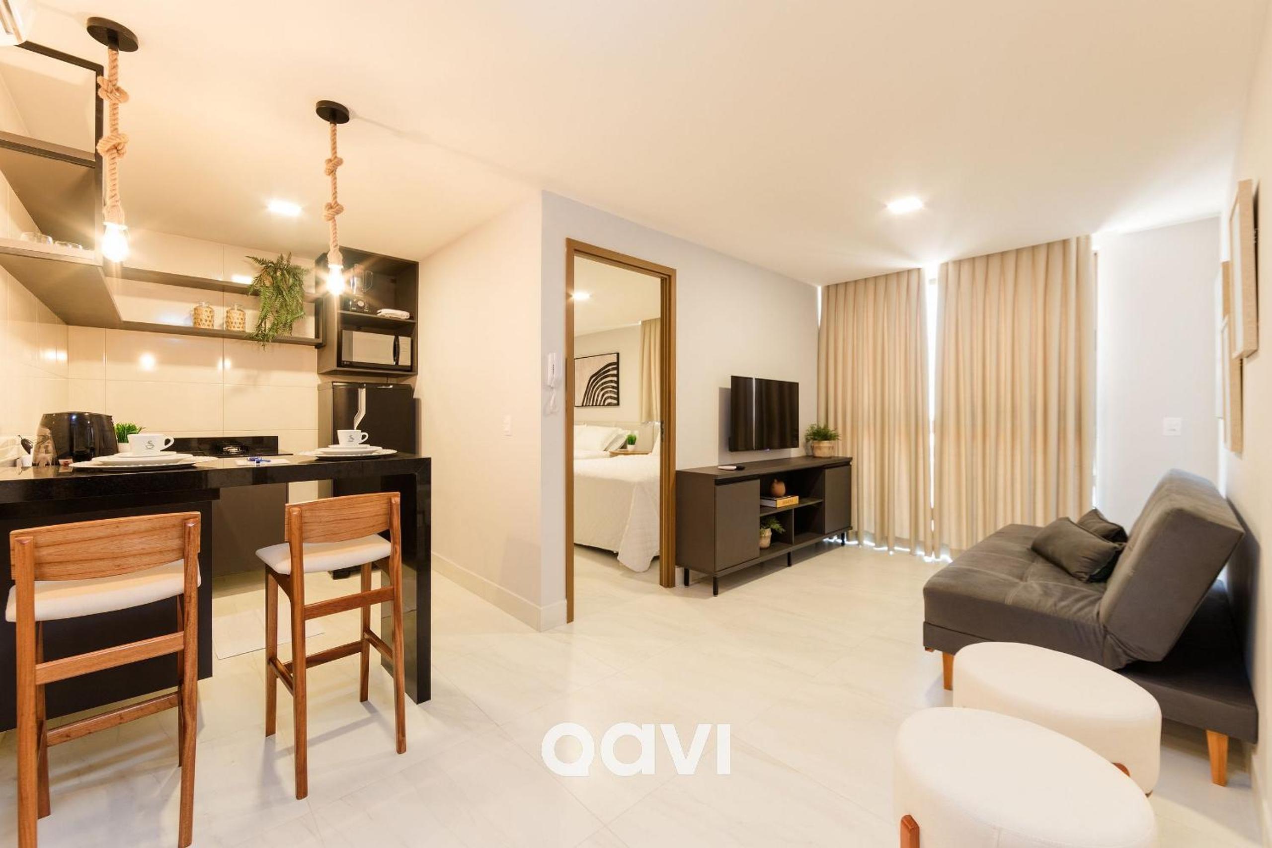 Gaudium Apart-hotel por Quarto à Vista