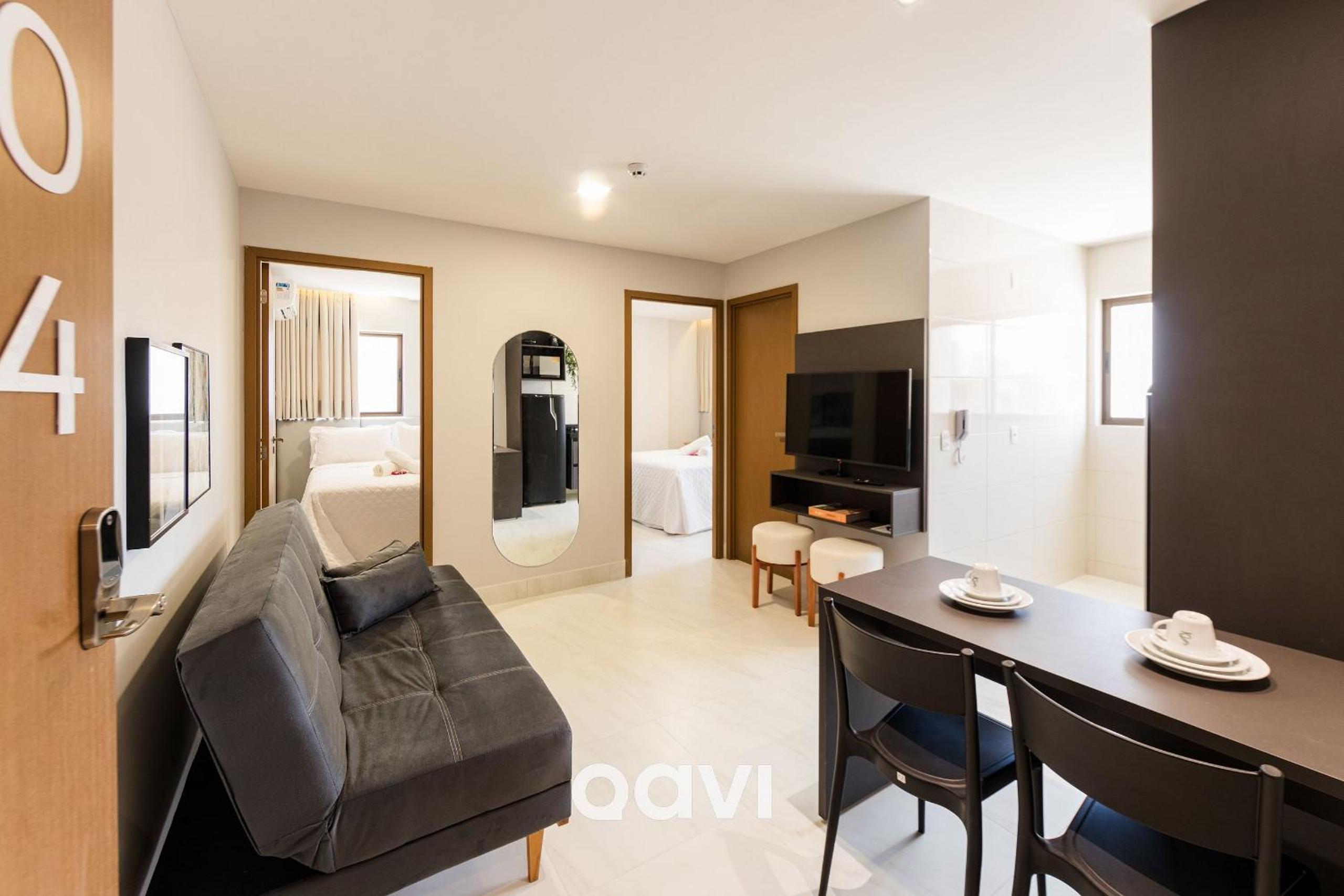 Gaudium Apart-hotel por Quarto à Vista