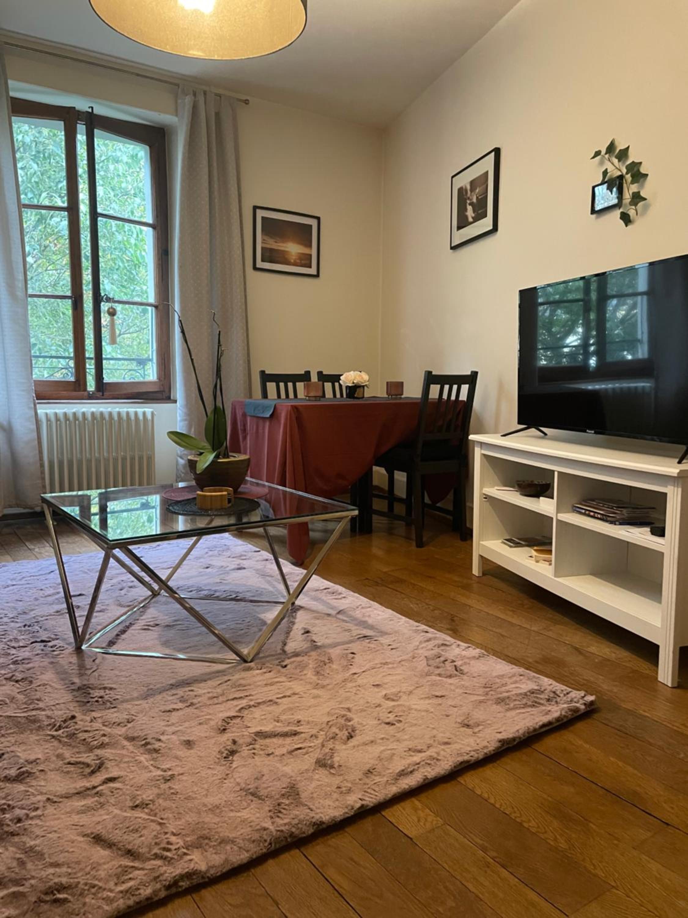 Chambre double vue lac Montreux centre