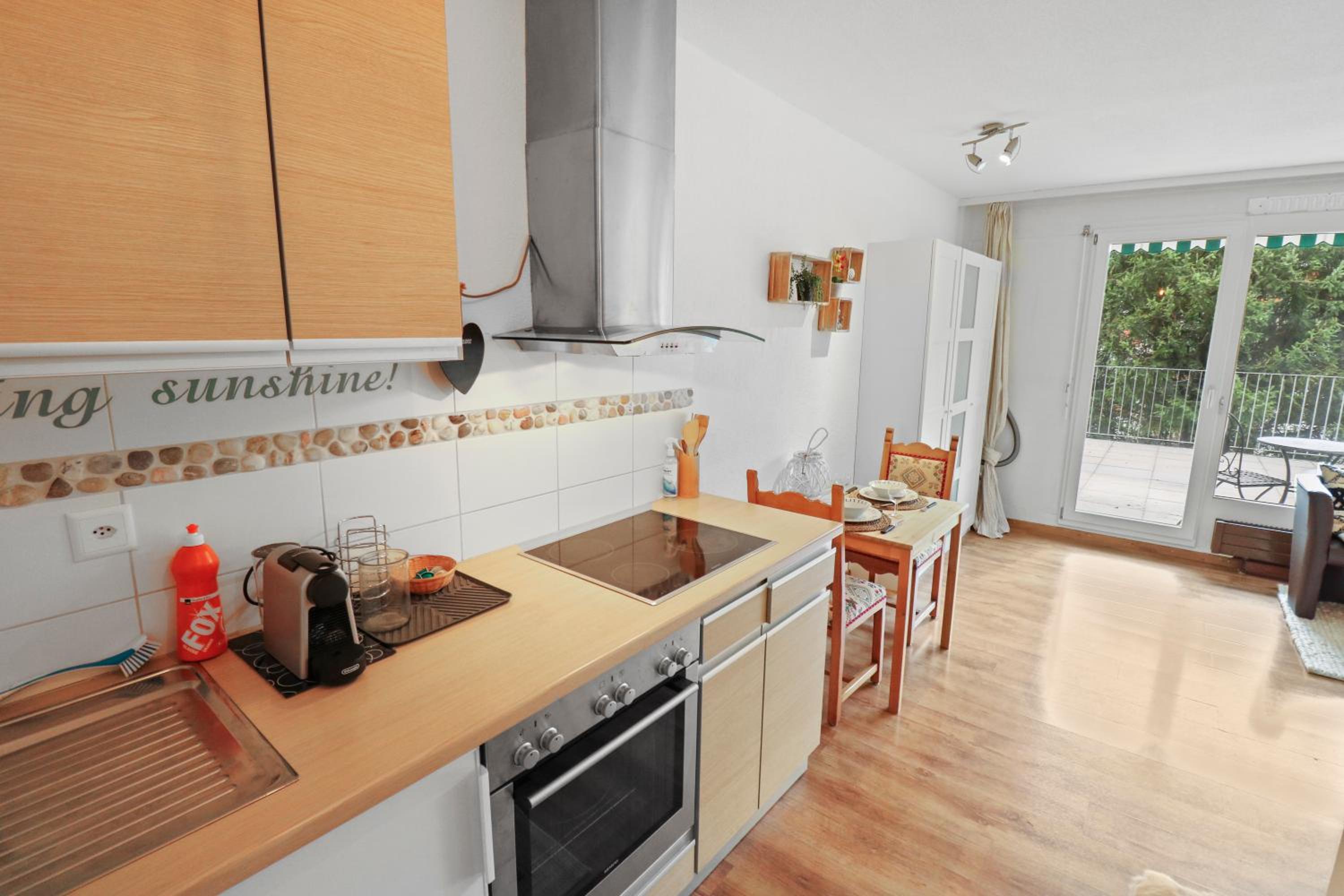 Charmant studio ouvert avec vue paisible