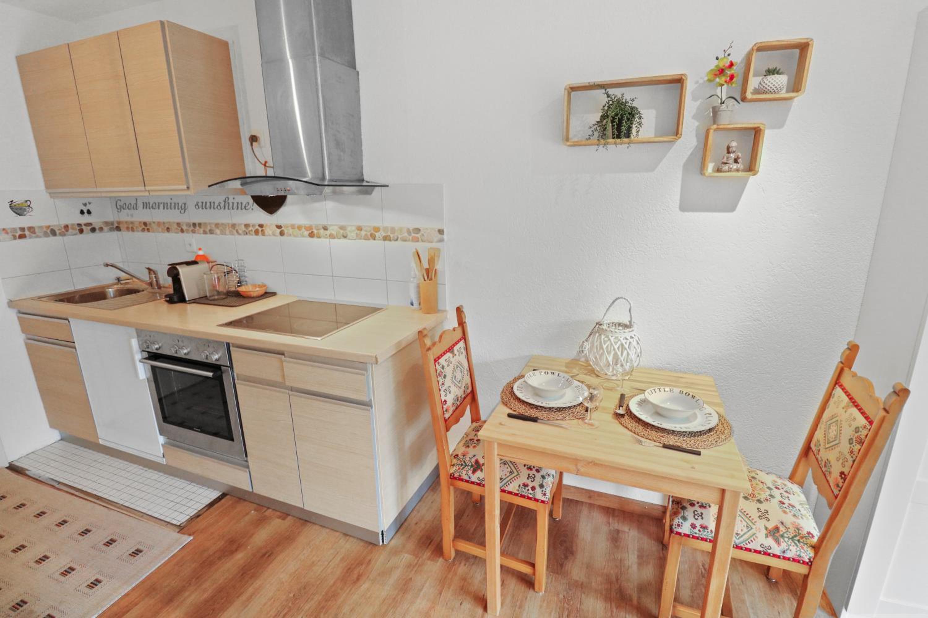 Charmant studio ouvert avec vue paisible