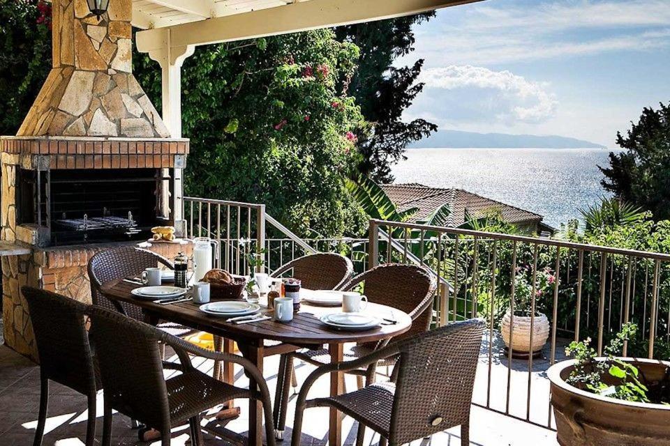 Unique Kefalonia Villa Villa Ionian Beach Sea Views Lourdas photo 3