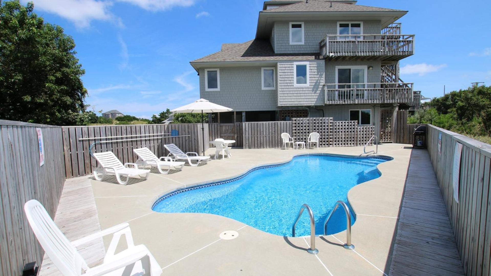 Oceanside, 6 BRs, Private Pool, Ocean Views, Foosball, O2, Topside view 2