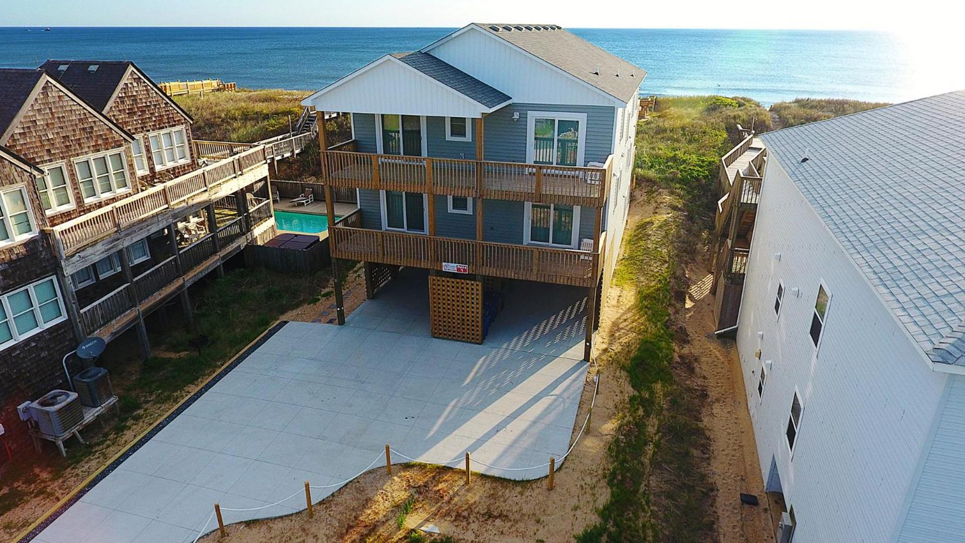 OCEANFRONT, Ocean Views, Private Beach Walkway! NH1, Blackbeard's JEM view 3