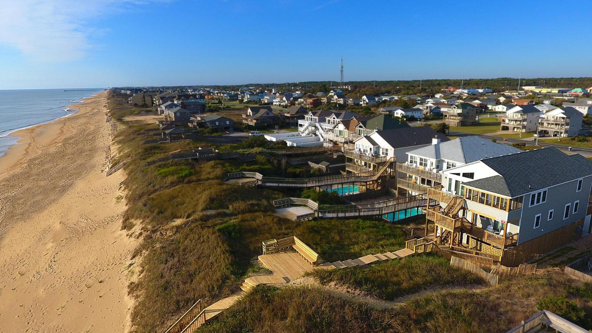 OCEANFRONT, Ocean Views, Private Beach Walkway! NH1, Blackbeard's JEM view 4