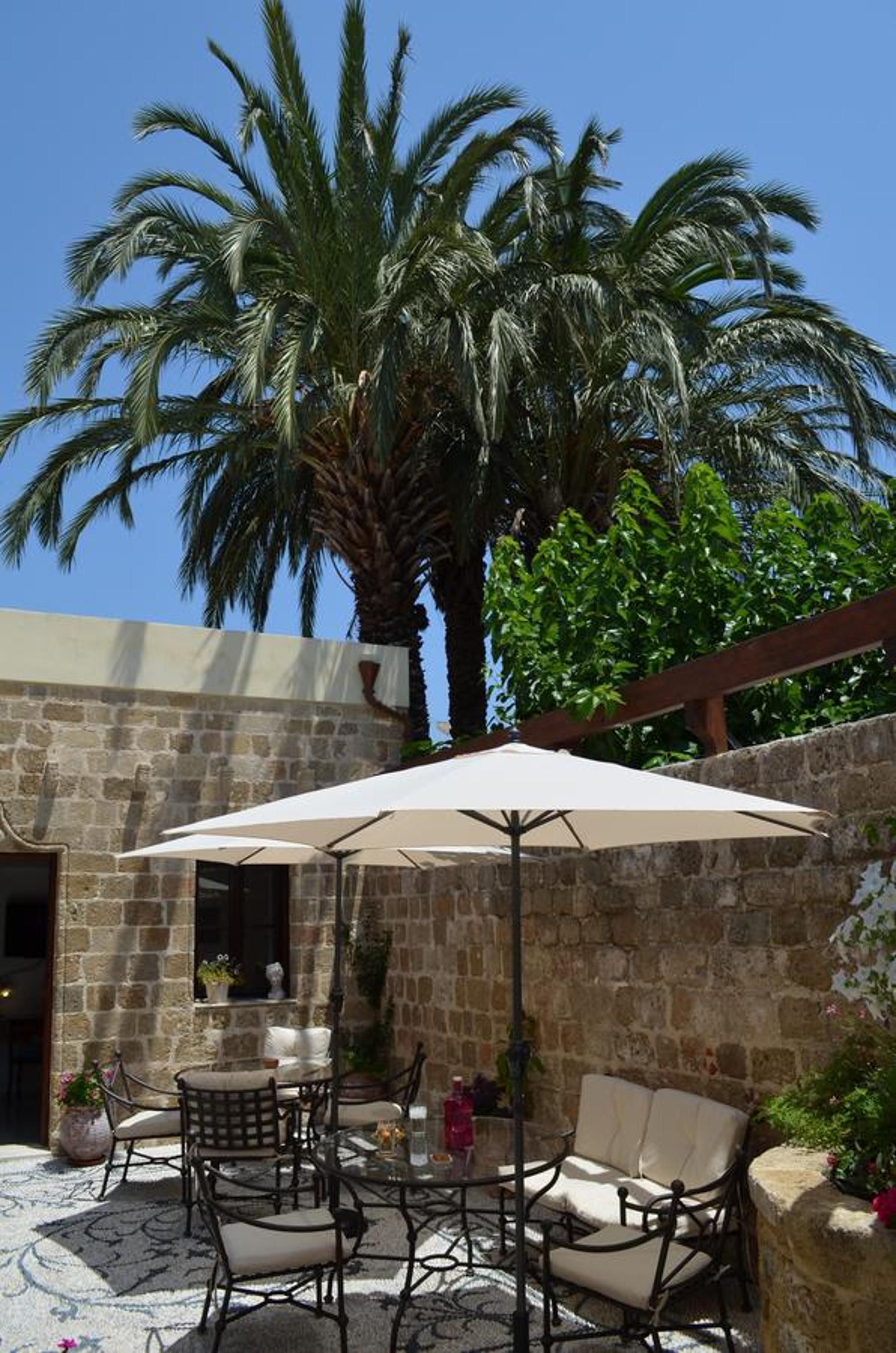 outdoor BBQ area