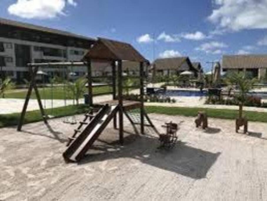 Flat térreo 3 quartos na Beira Mar porto de galinhas