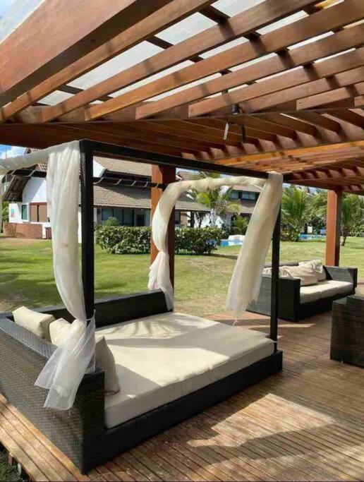 Flat térreo 3 quartos na Beira Mar porto de galinhas
