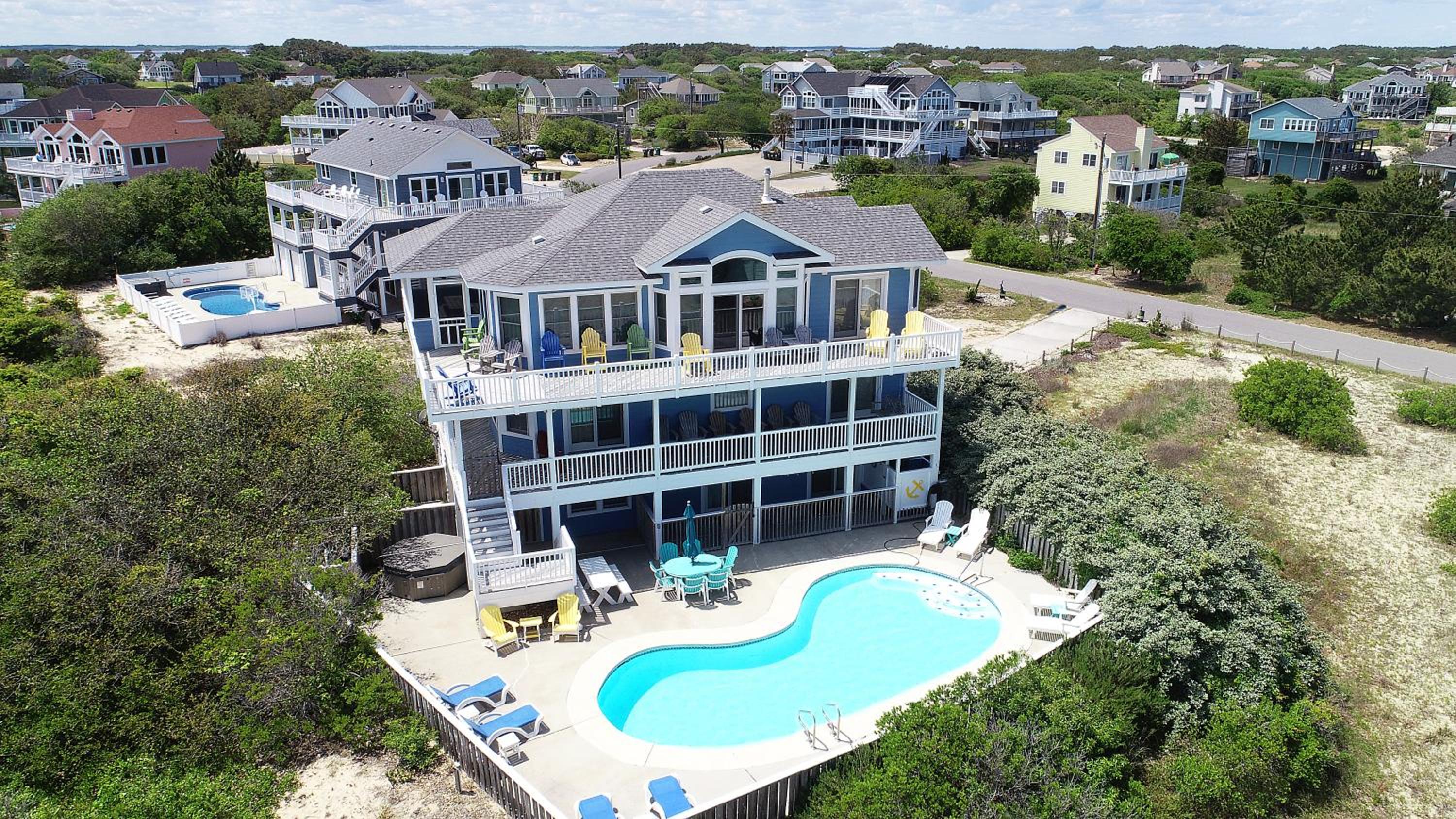 Oceanside, 7 BRS, Private Pool, Hot Tub, Rec Room, OS1A, Corolla Horizons view 2