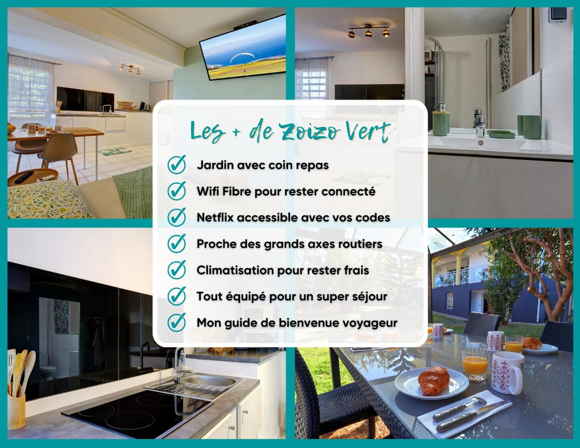 Zoizo vert - Studio au Calme avec Jardin - St Leu view 2