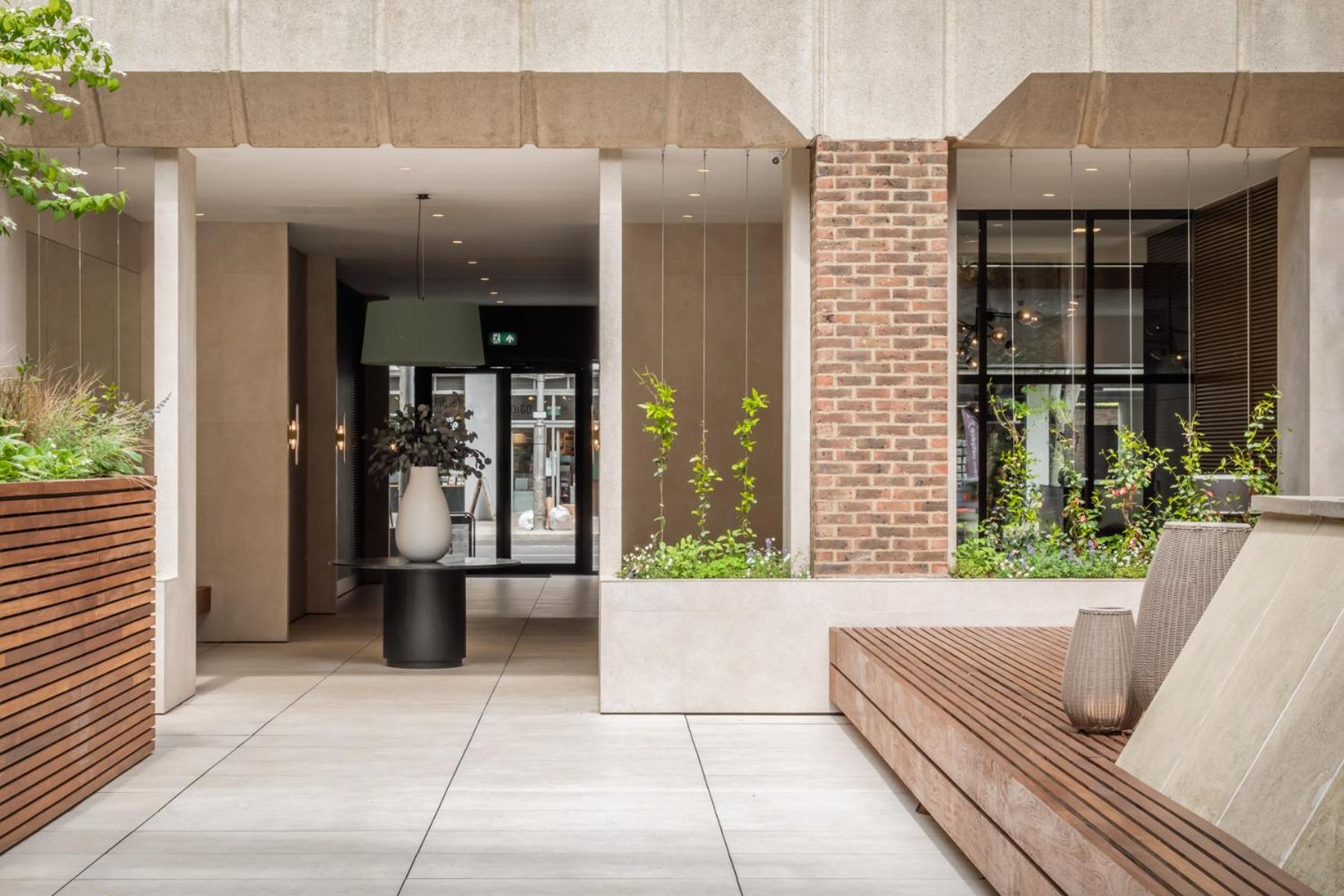outdoor bbq area