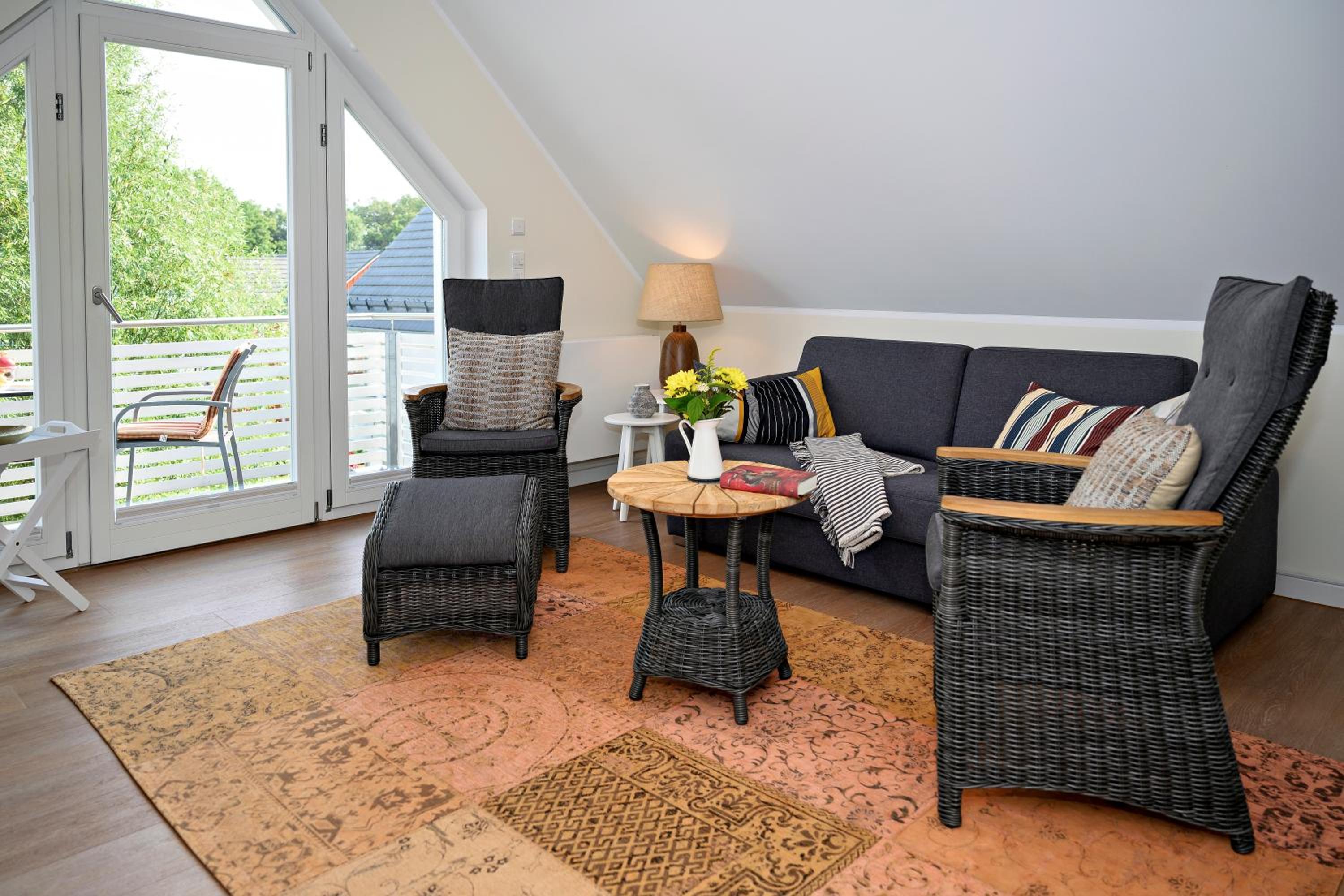 Ferienwohnung Maisonette Abendrot am Plauer See