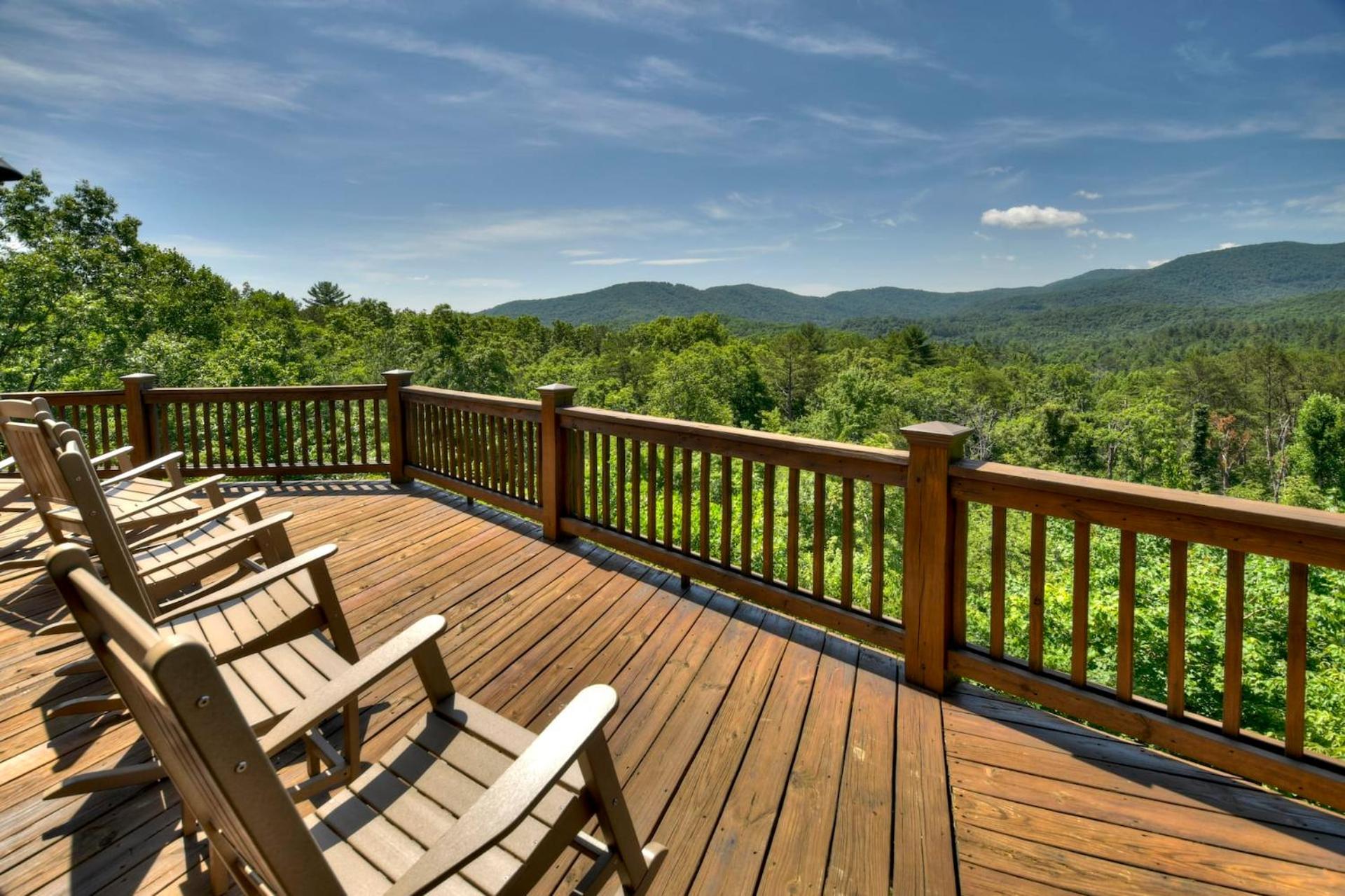 Casa Con Vista Cabin with Gorgeous Mountain Views view 4
