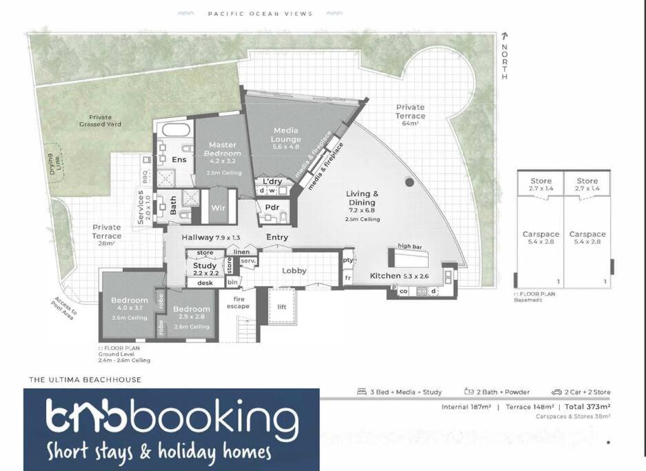 Bnbbooking-Ocean View,Grd floor 3bd Condo,Pool,Spa