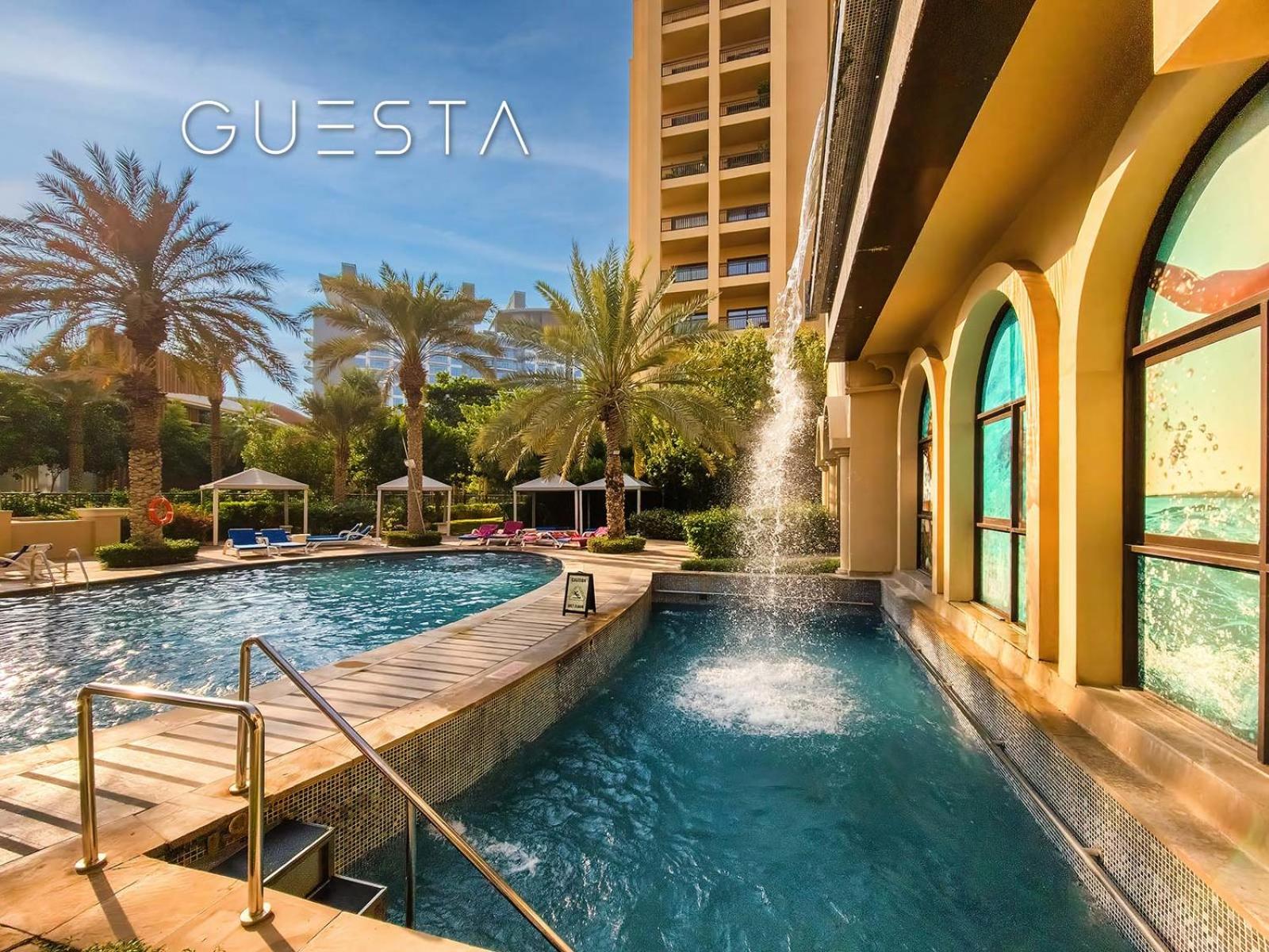 Fairmont Apartments The Palm, Free access to hotel beach and pools