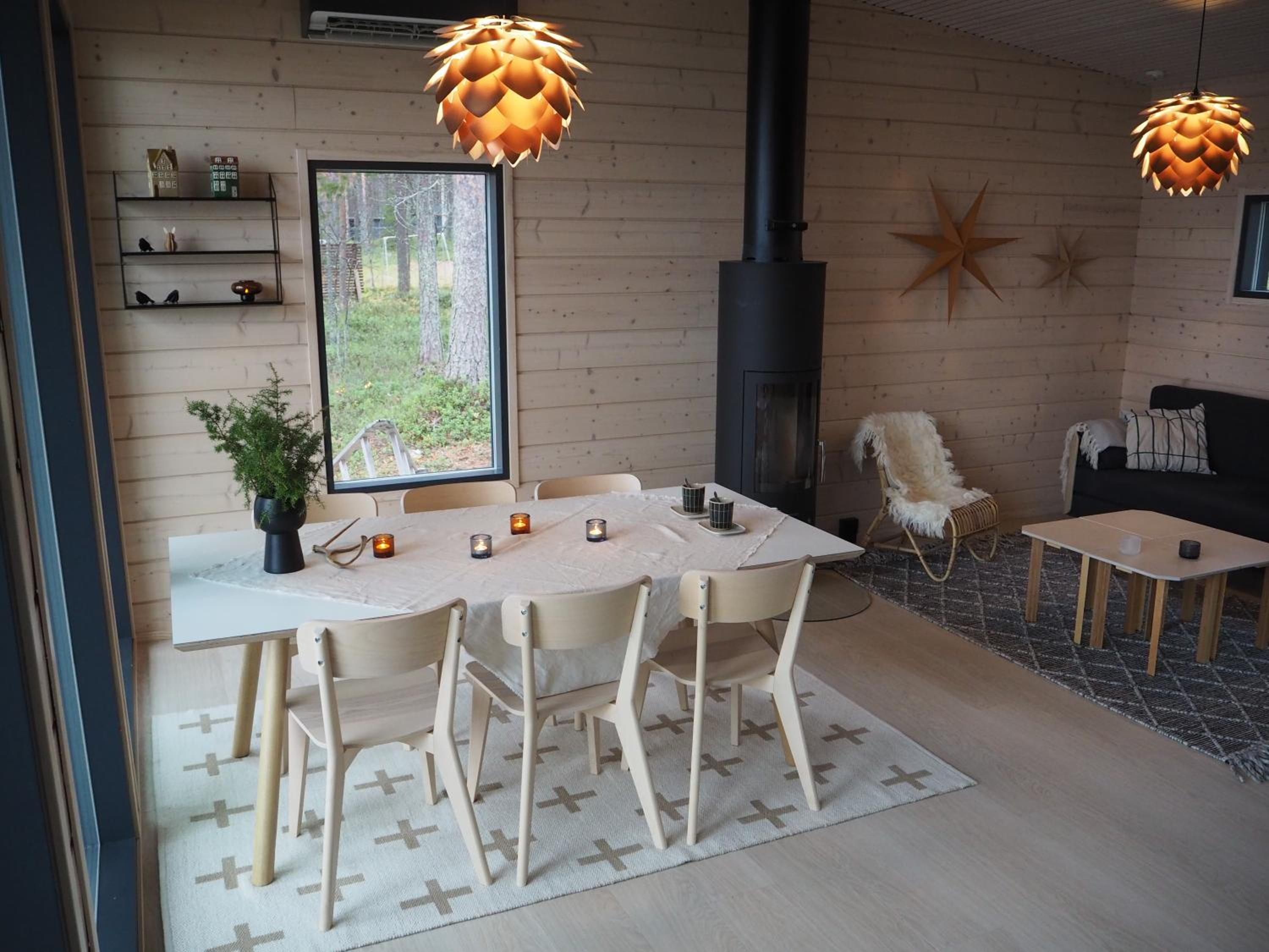 Scandinavian lakeside cottage