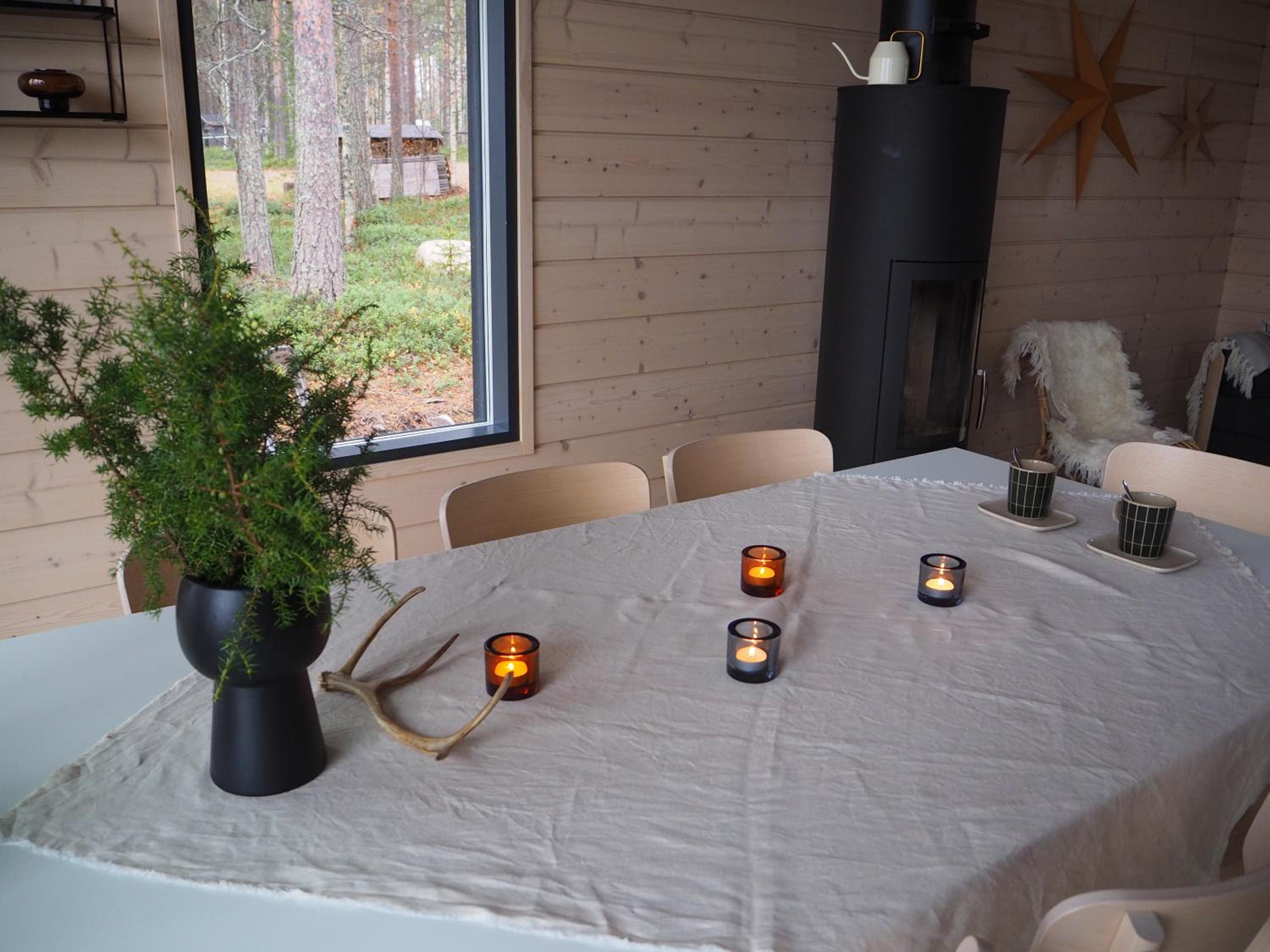 Scandinavian lakeside cottage