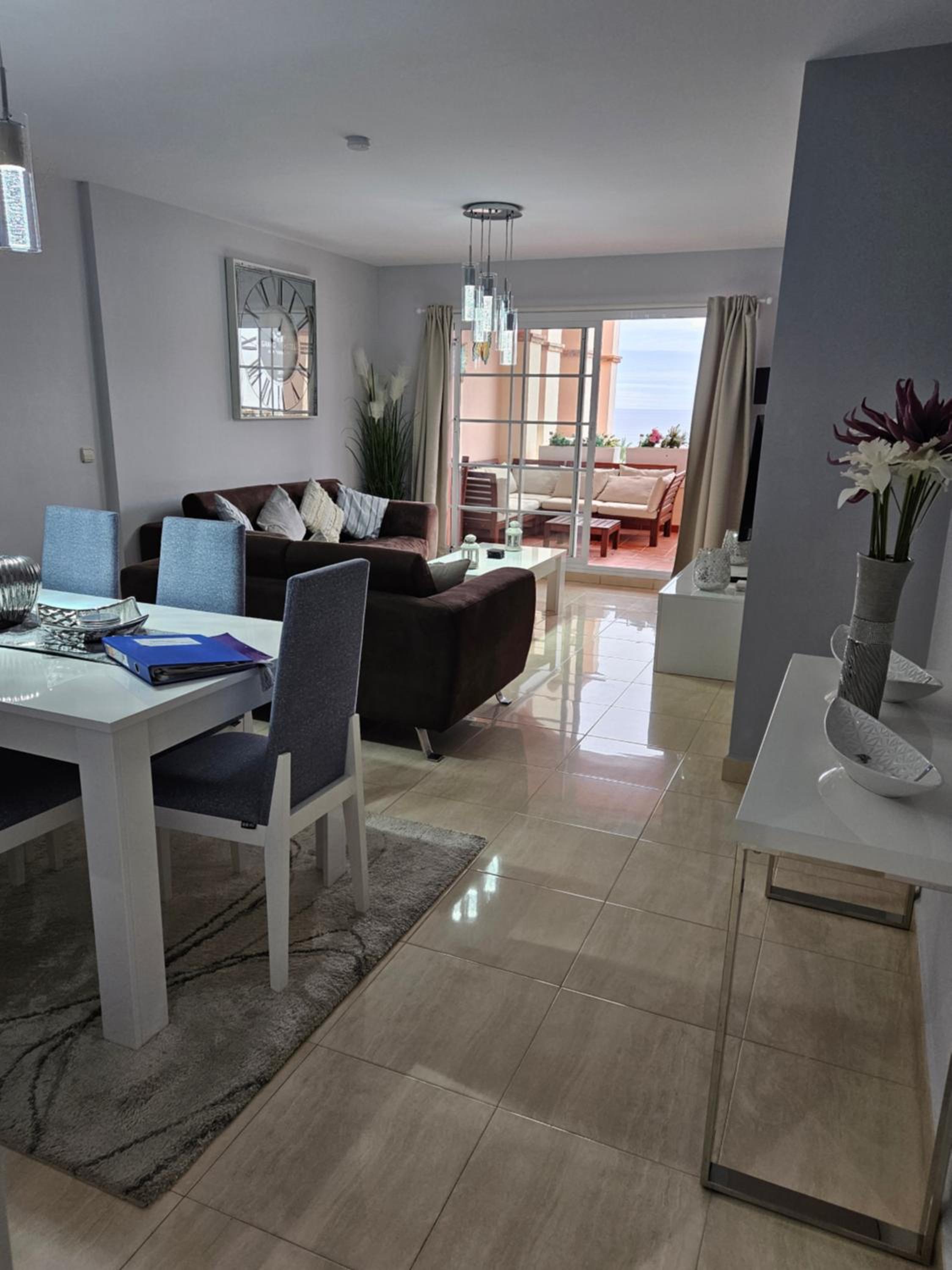 Duquesa Regents apt, large balcony with spectacular sea views close to port and beach view 4