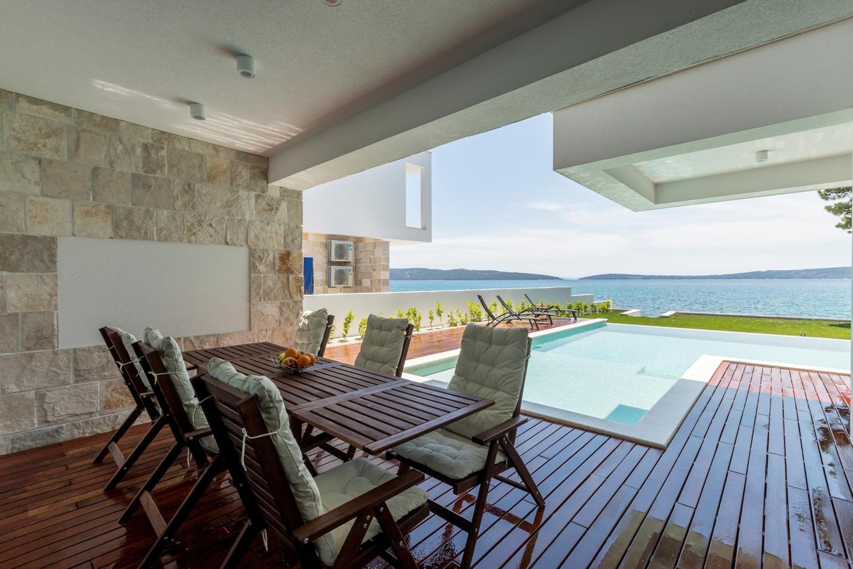 Glamorous Kastela Villa 4 Bedrooms Villa Seafront Paradise Private Pool view 5