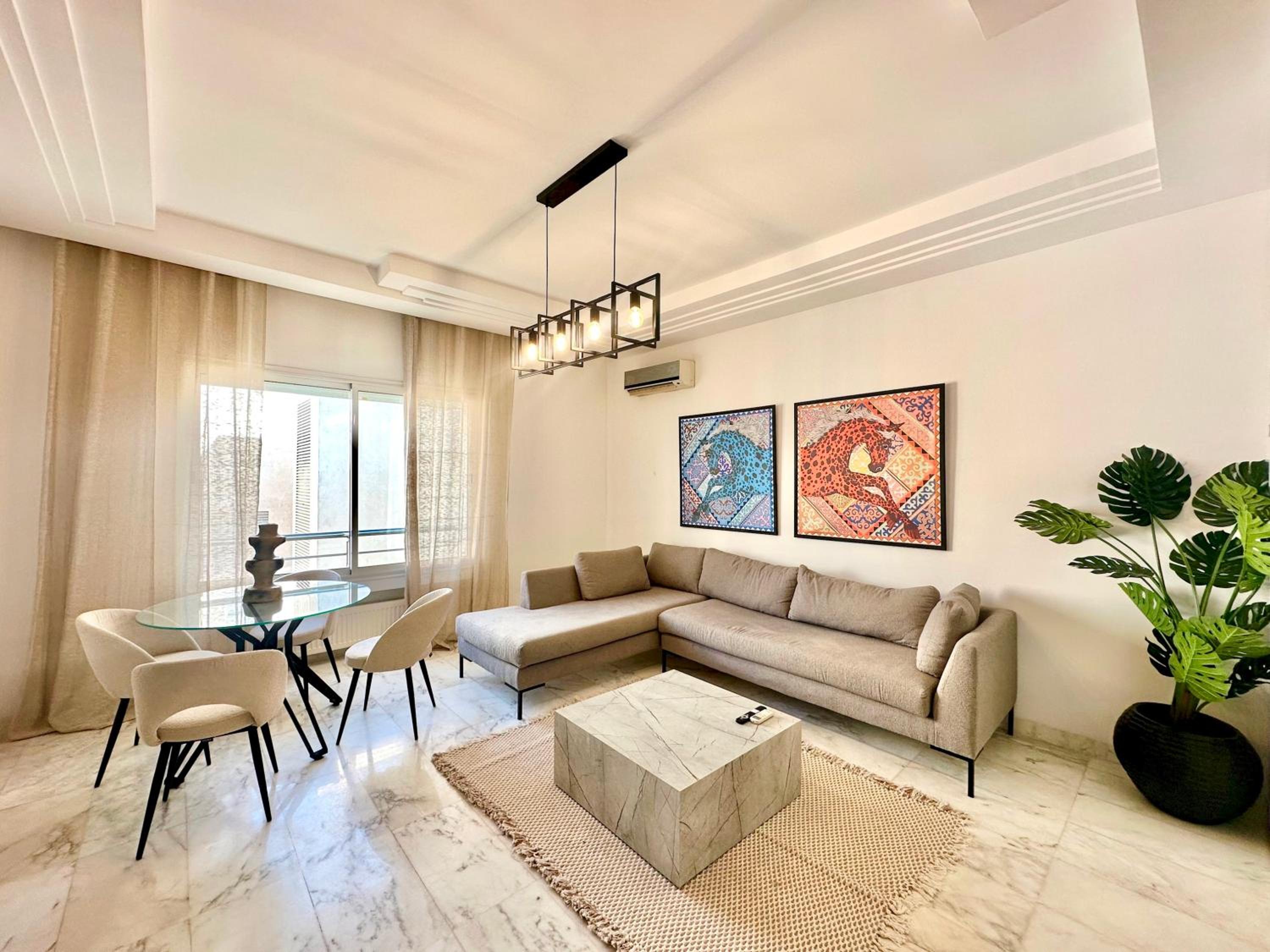Elyssa superbe appartement aux Jardins de Carthage