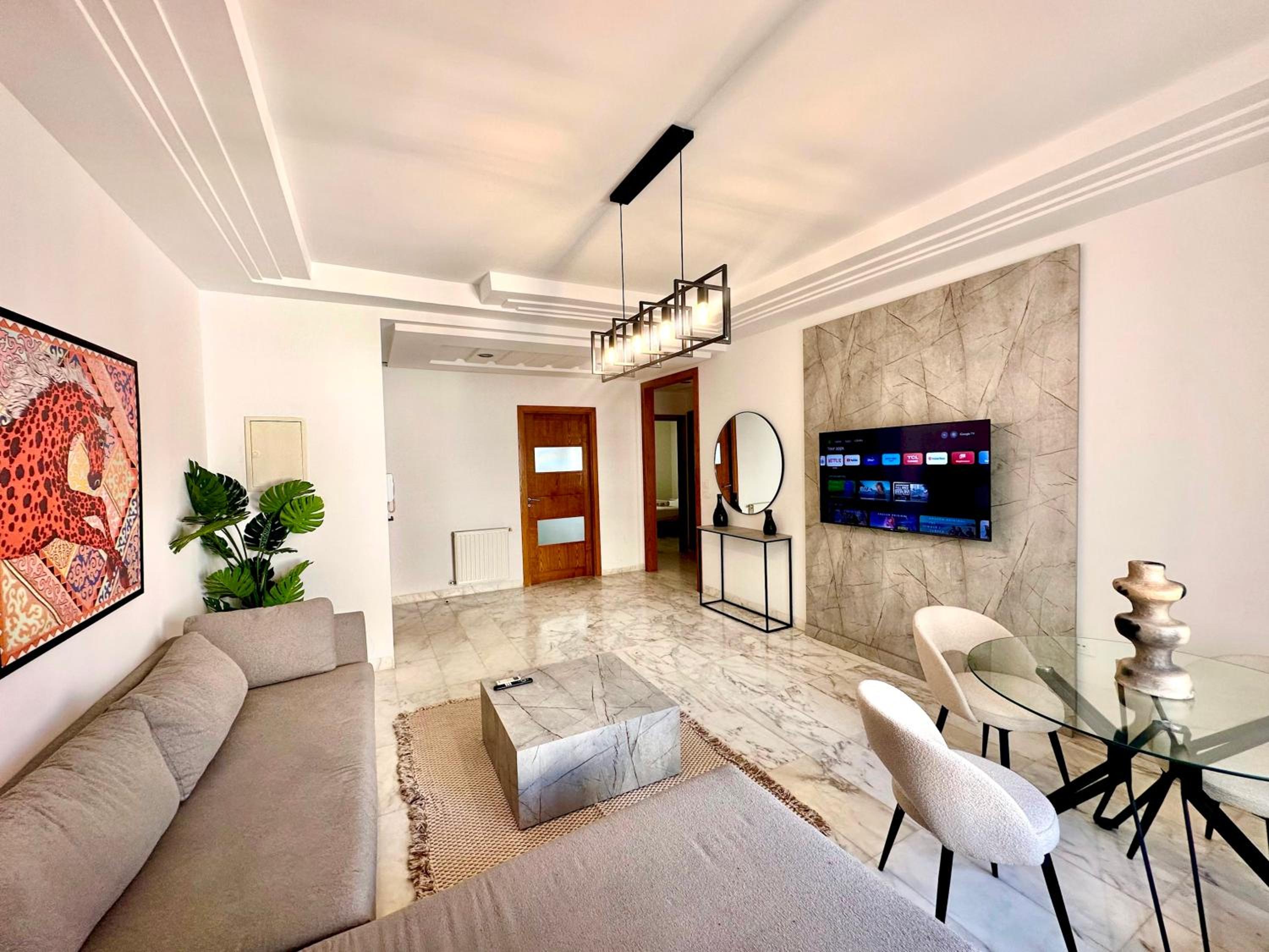 Elyssa superbe appartement aux Jardins de Carthage