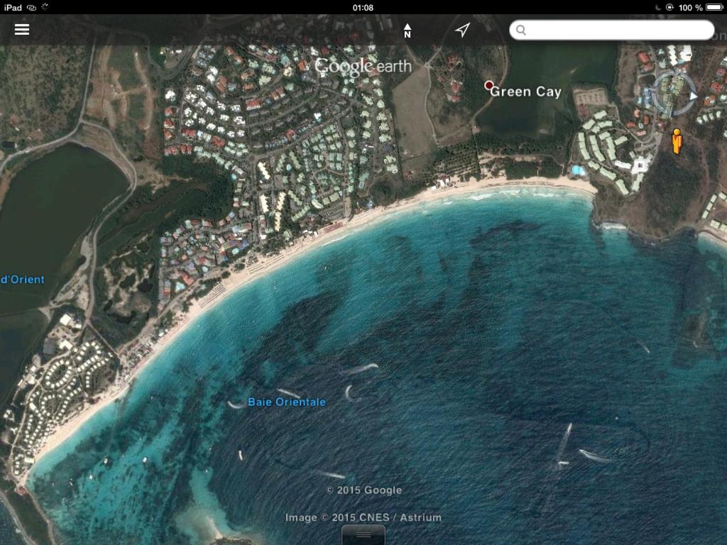 Studio 16 Vue mer Orient Beach view 2
