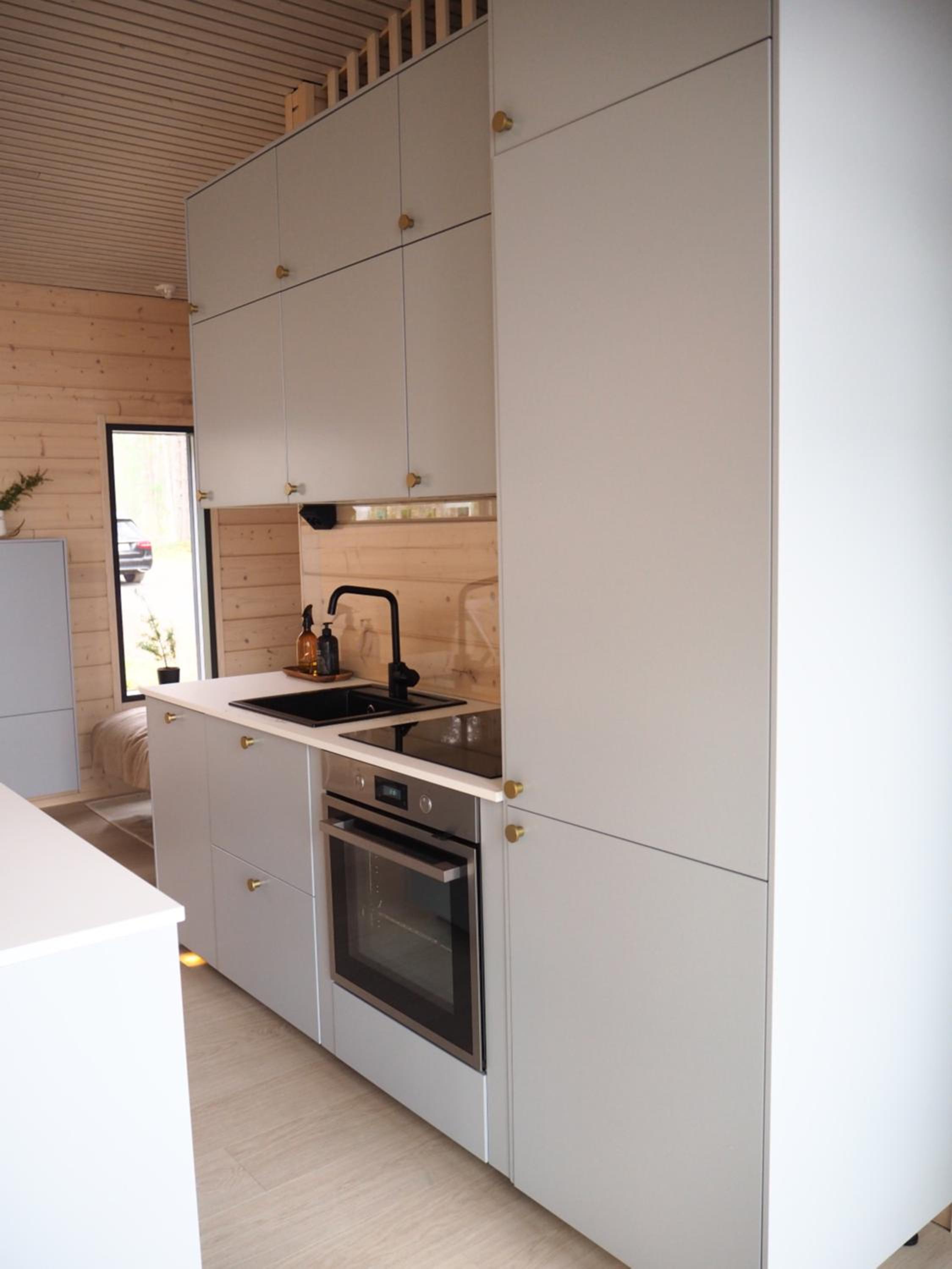 Scandinavian lakeside cottage