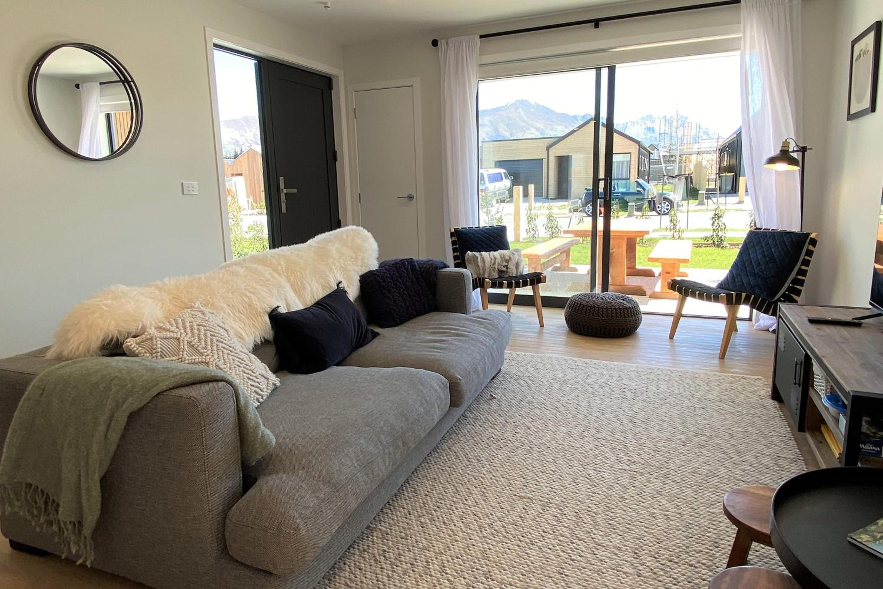 Lindis House by the Reserve view 2