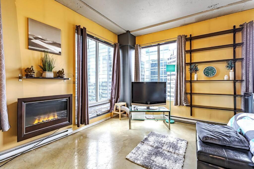 Industrial-Style Cityscape 1 Bedroom Loft
