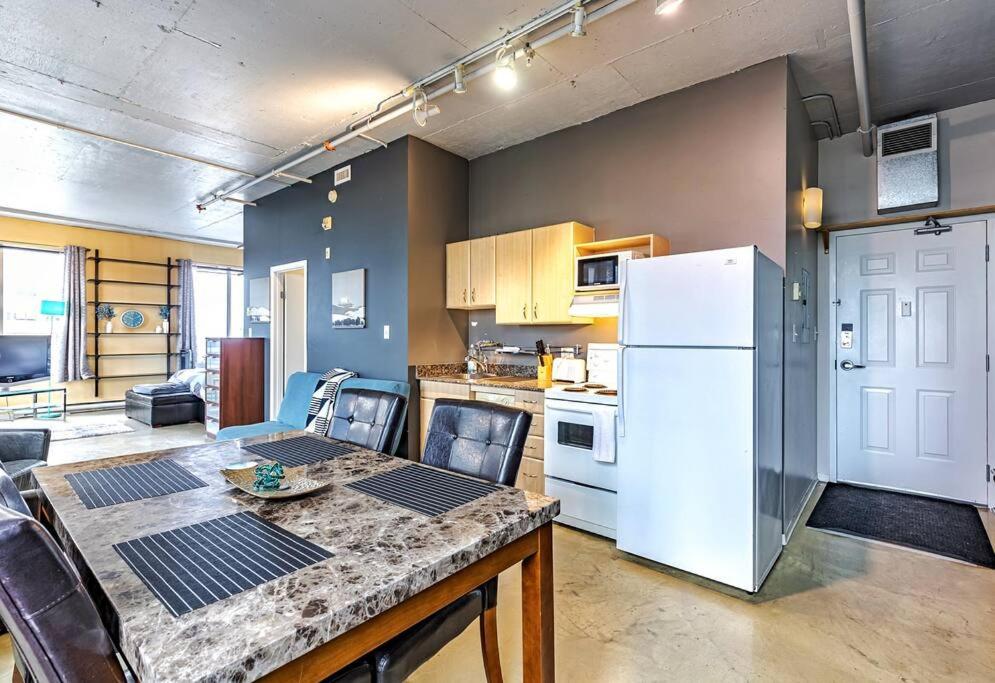 Industrial-Style Cityscape 1 Bedroom Loft