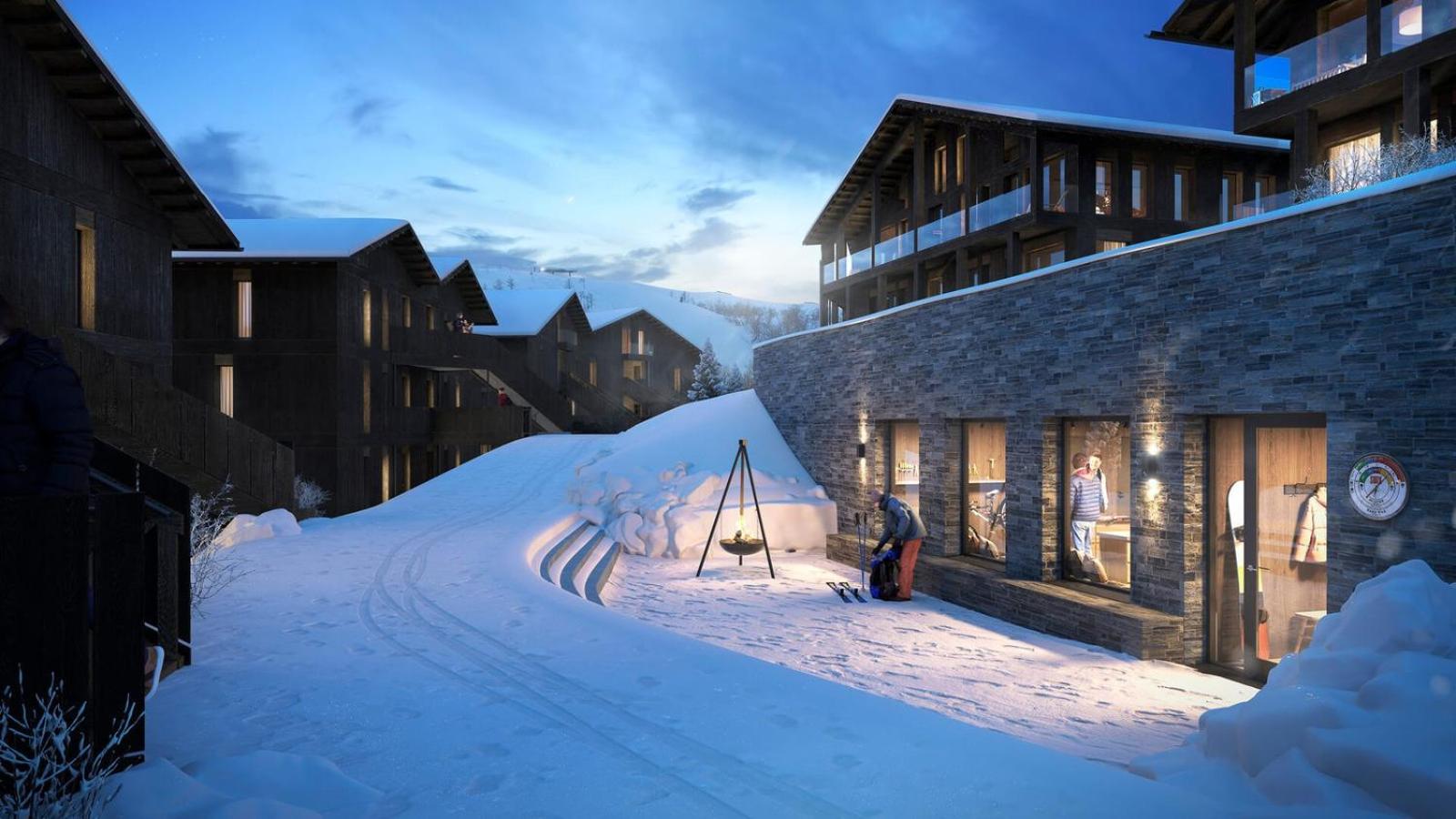 Kikut Alpin Lodge Ski in - Ski out view 3