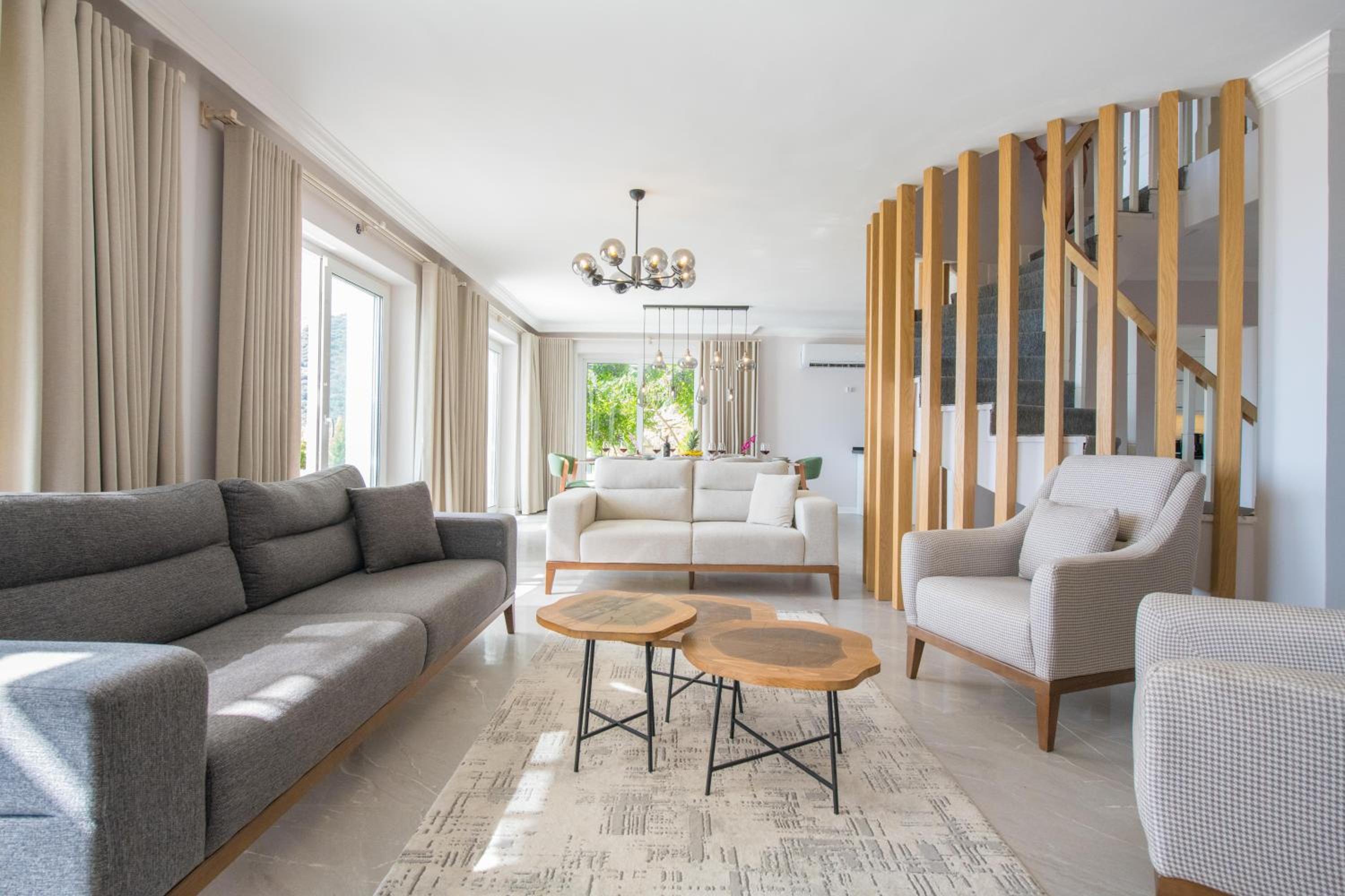 Kalkan Kalamar Koyunda Denize Özel Platformu Olan Eşsiz Villa Elana view 5
