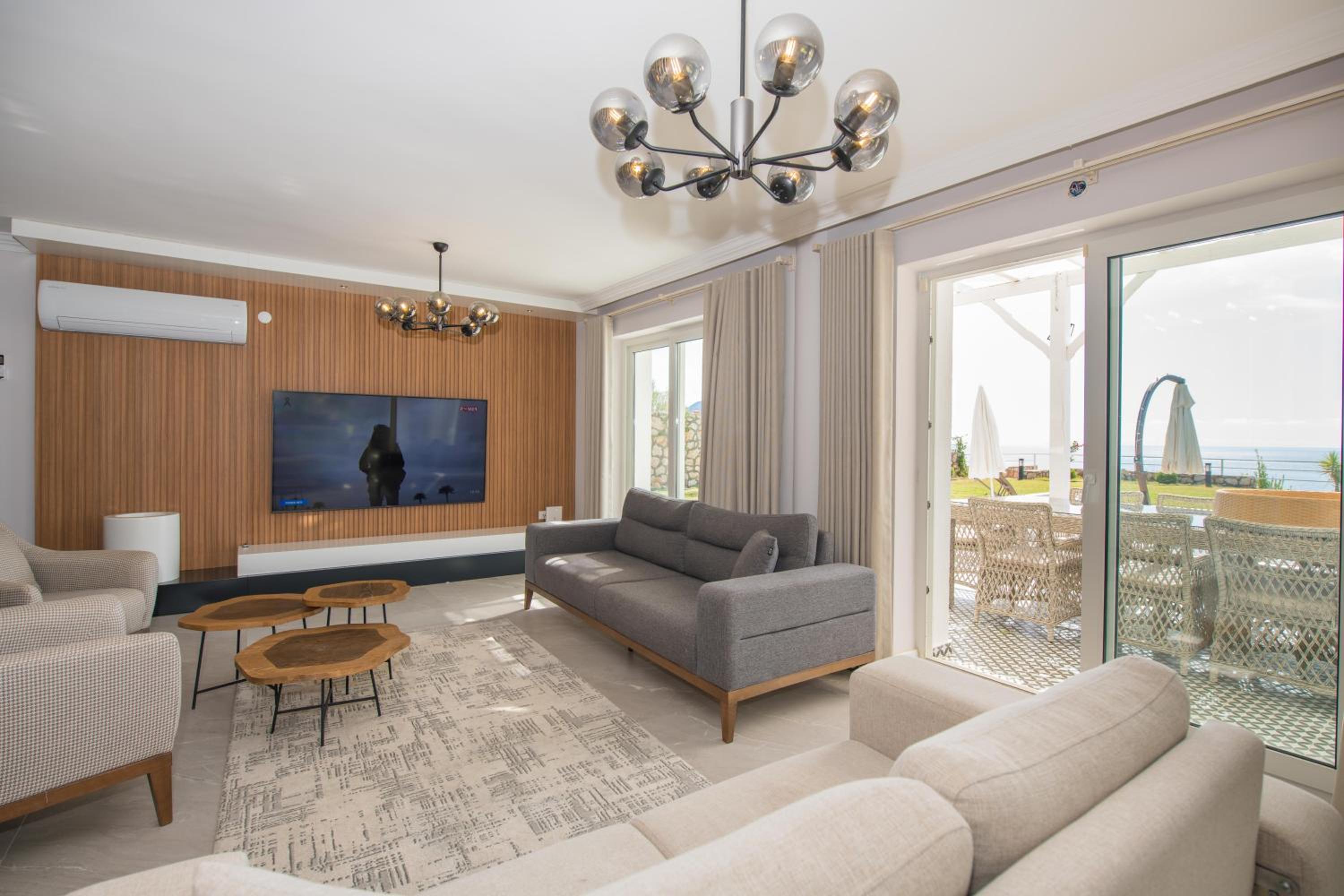 Kalkan Kalamar Koyunda Denize Özel Platformu Olan Eşsiz Villa Elana view 2