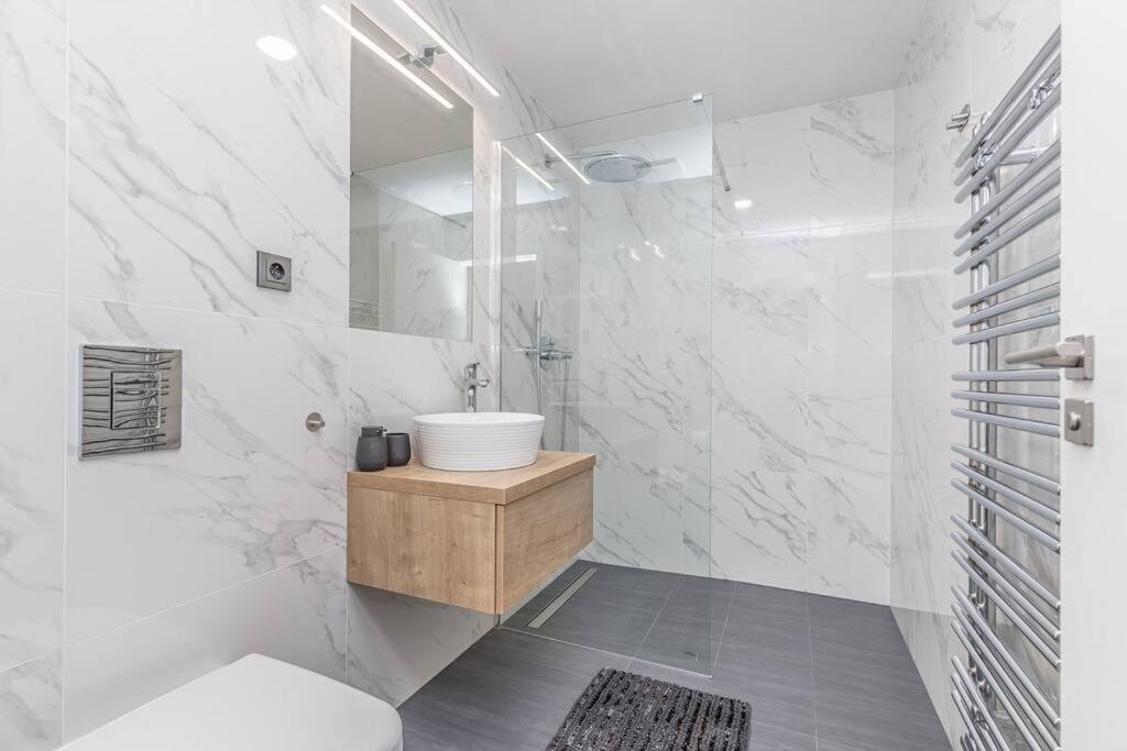 Cozy quiet new apartment in Karlin square