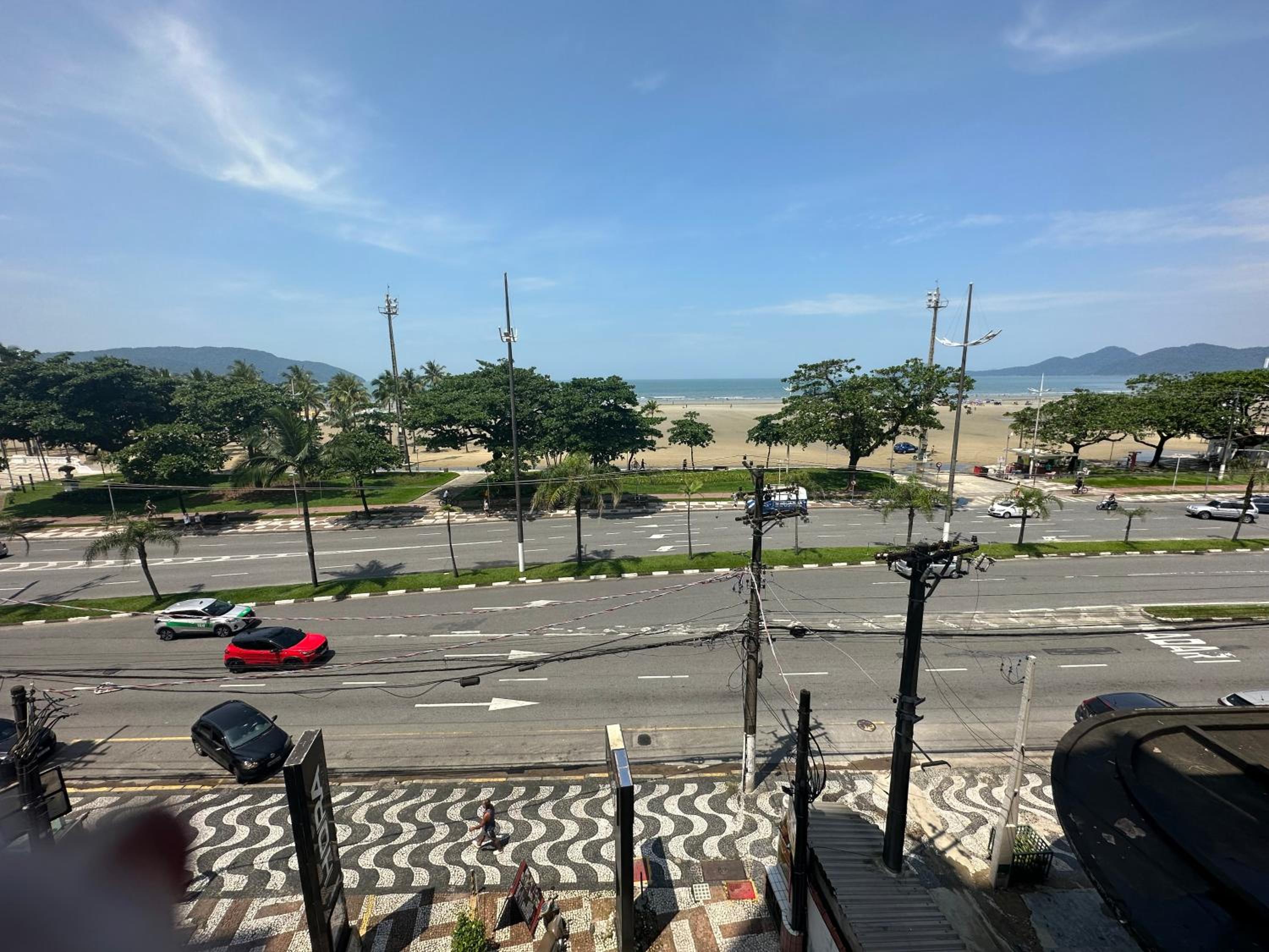 Vista ao mar no Gonzaga