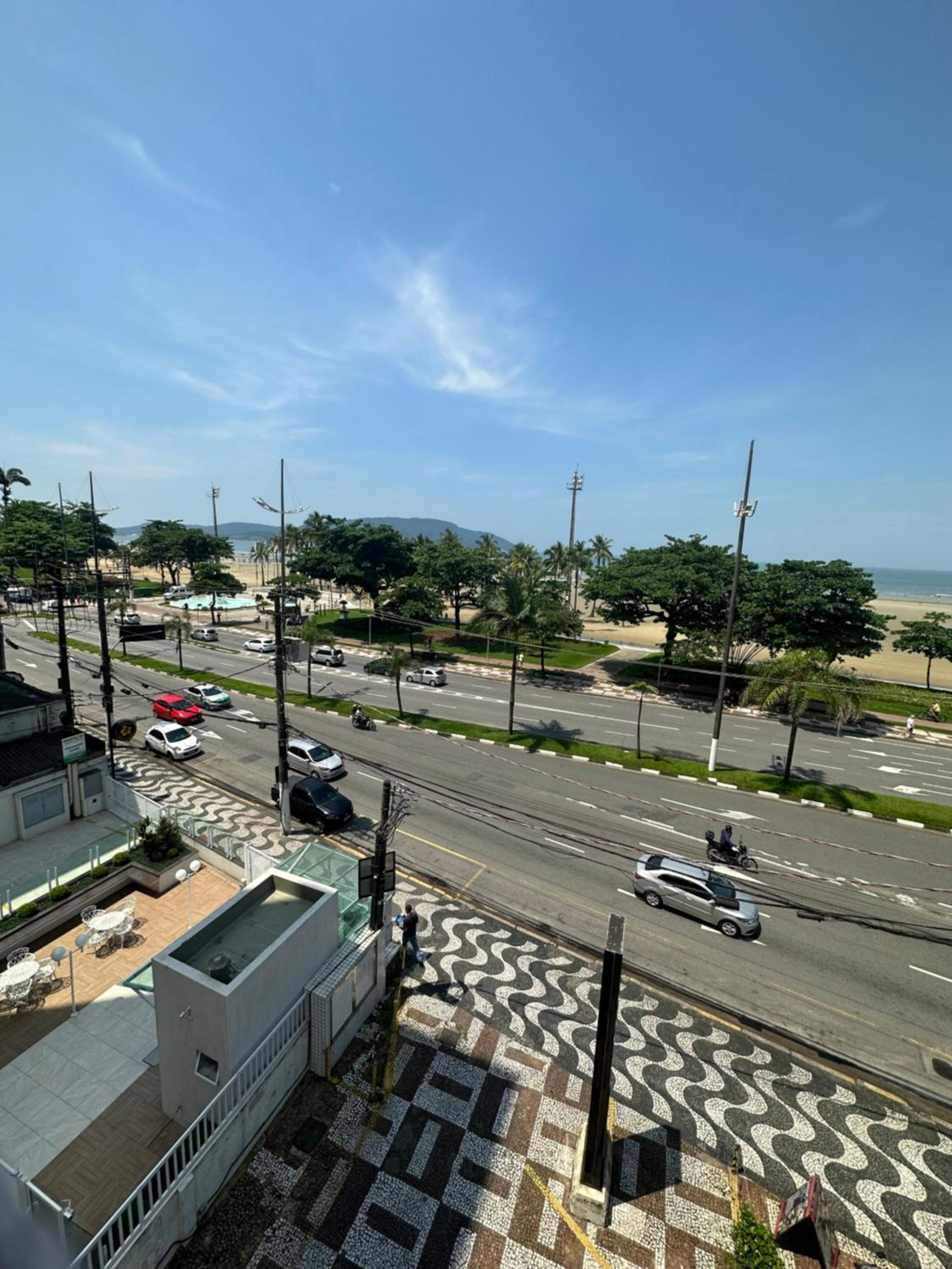 Vista ao mar no Gonzaga
