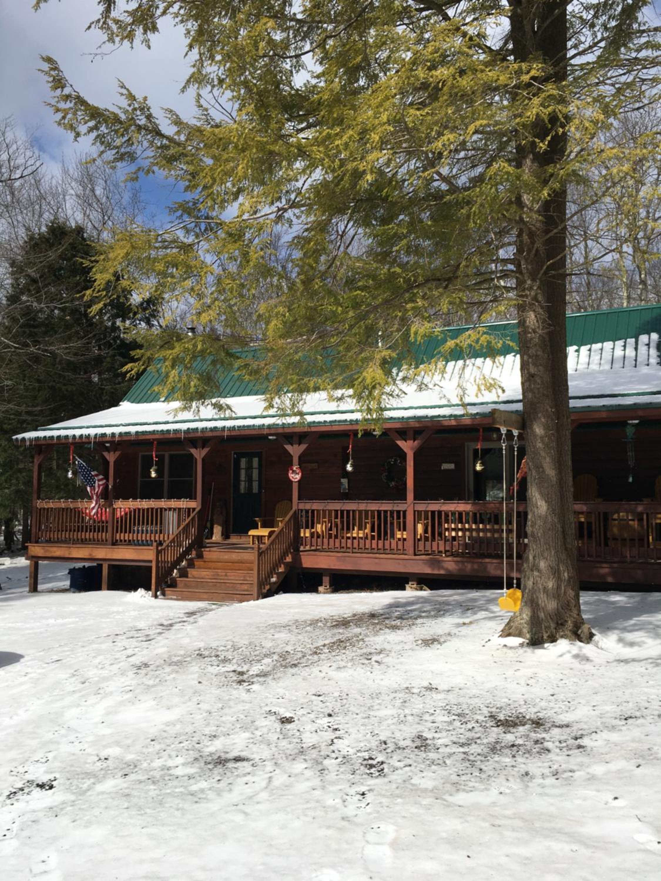 Mountain-Top-Hideaway Stay in a log cabin on a private rd! Swim, hike, explore a true mountain experience